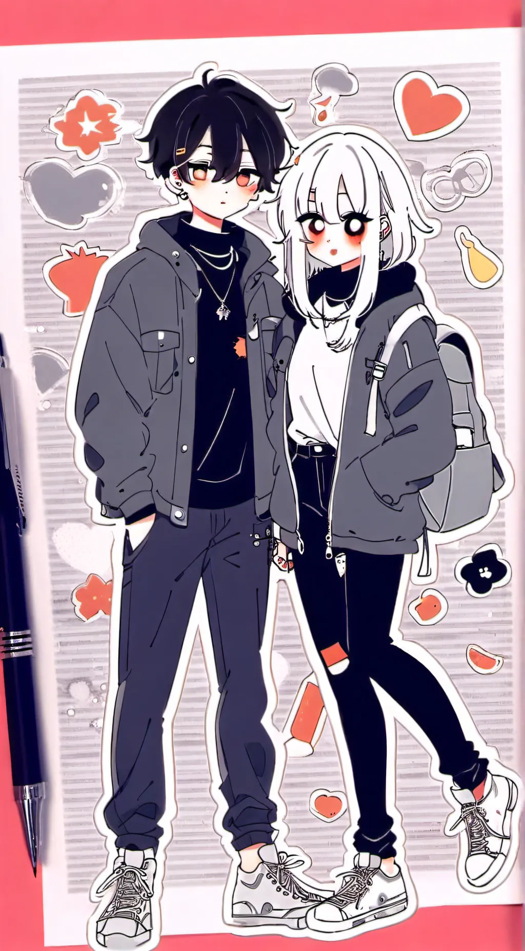 ai character: you and youre BFF  background
