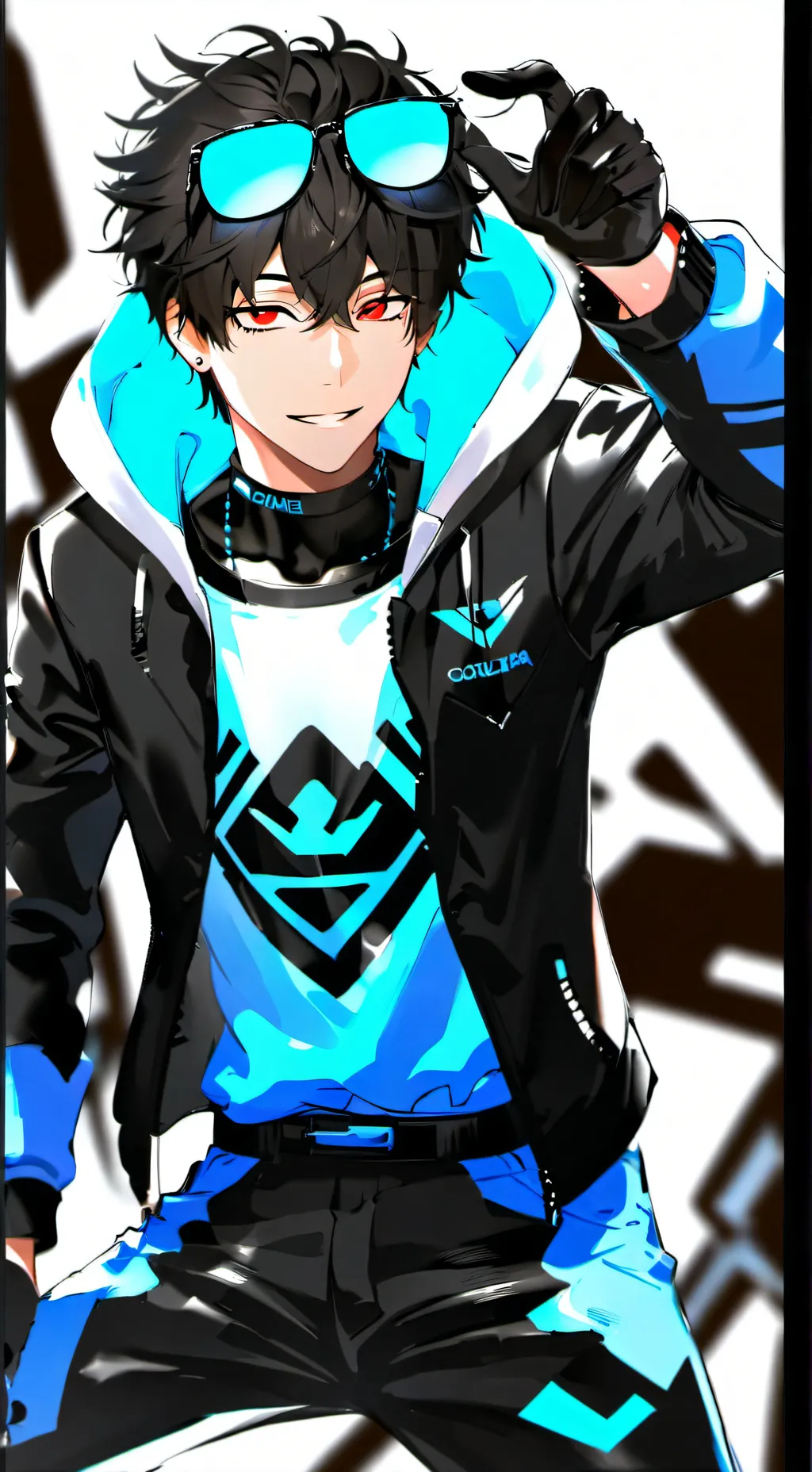 ai character: Neo y angela background