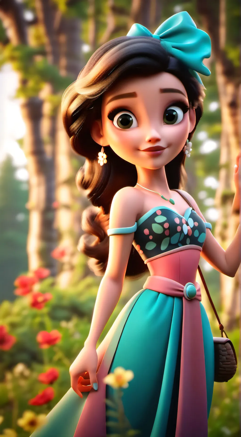 ai character: Princess  background