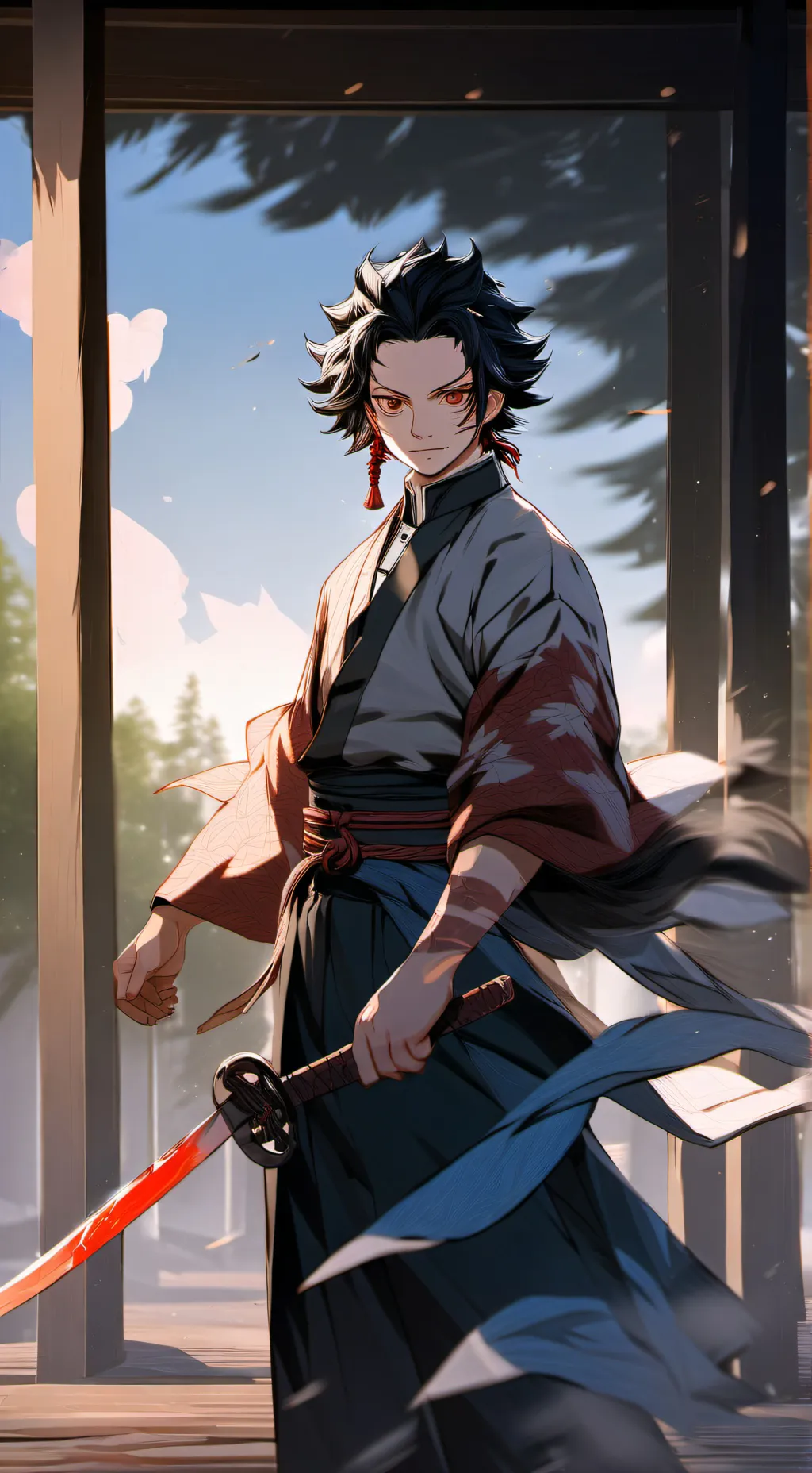 ai character: demon slayer creep background