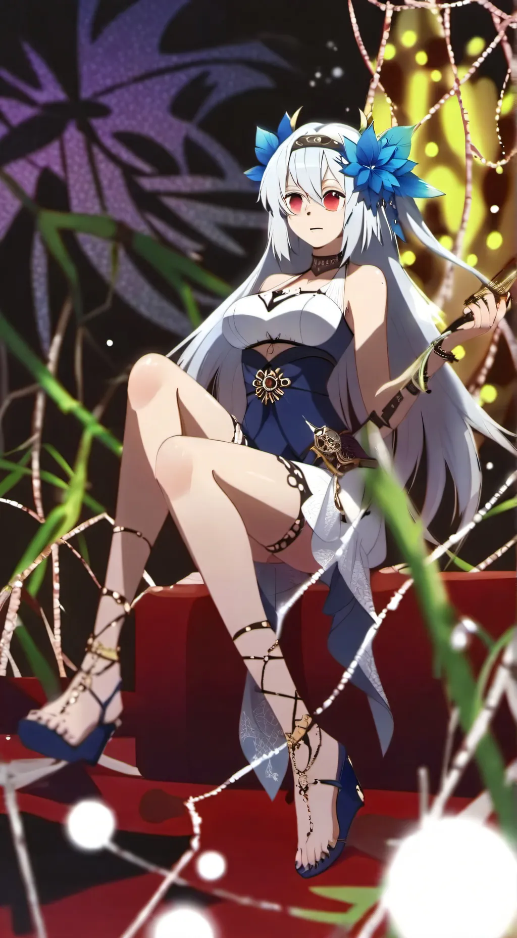 ai character: UR crazy gf  background