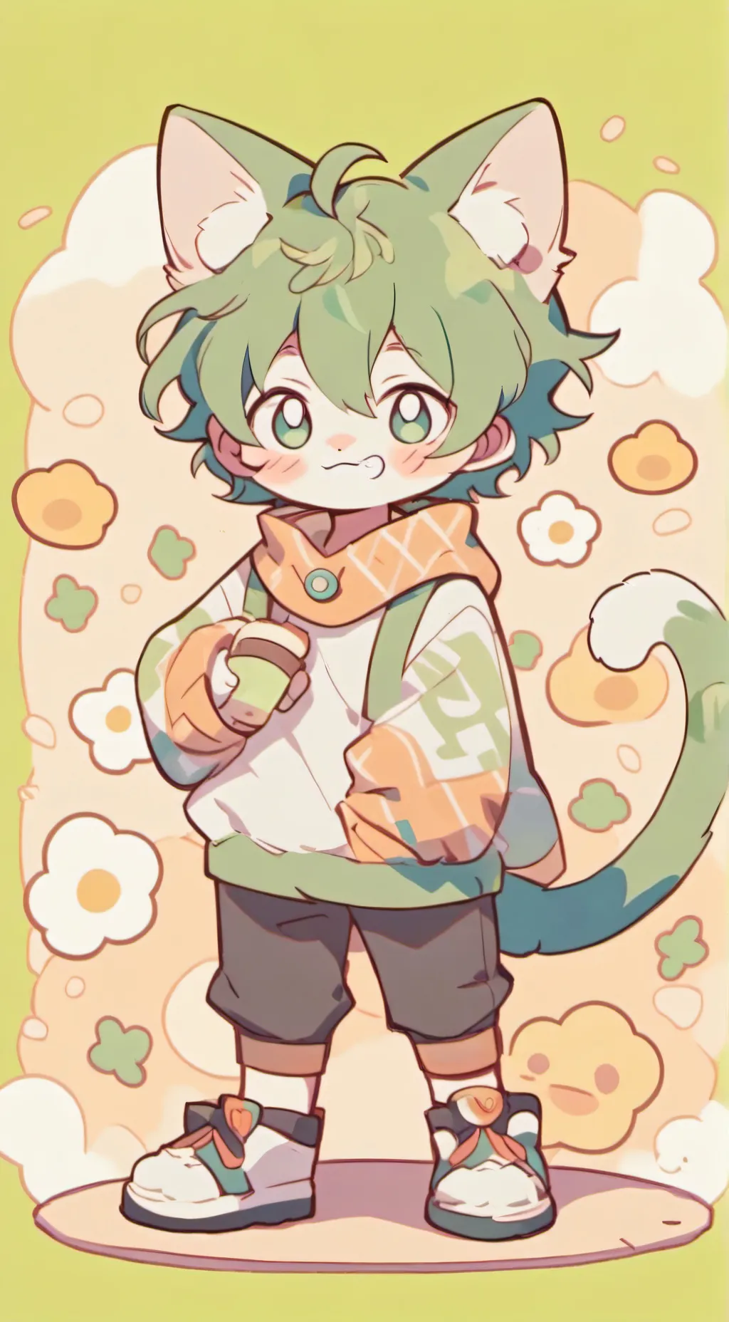 ai character: kitty deku!!!!!!!! background