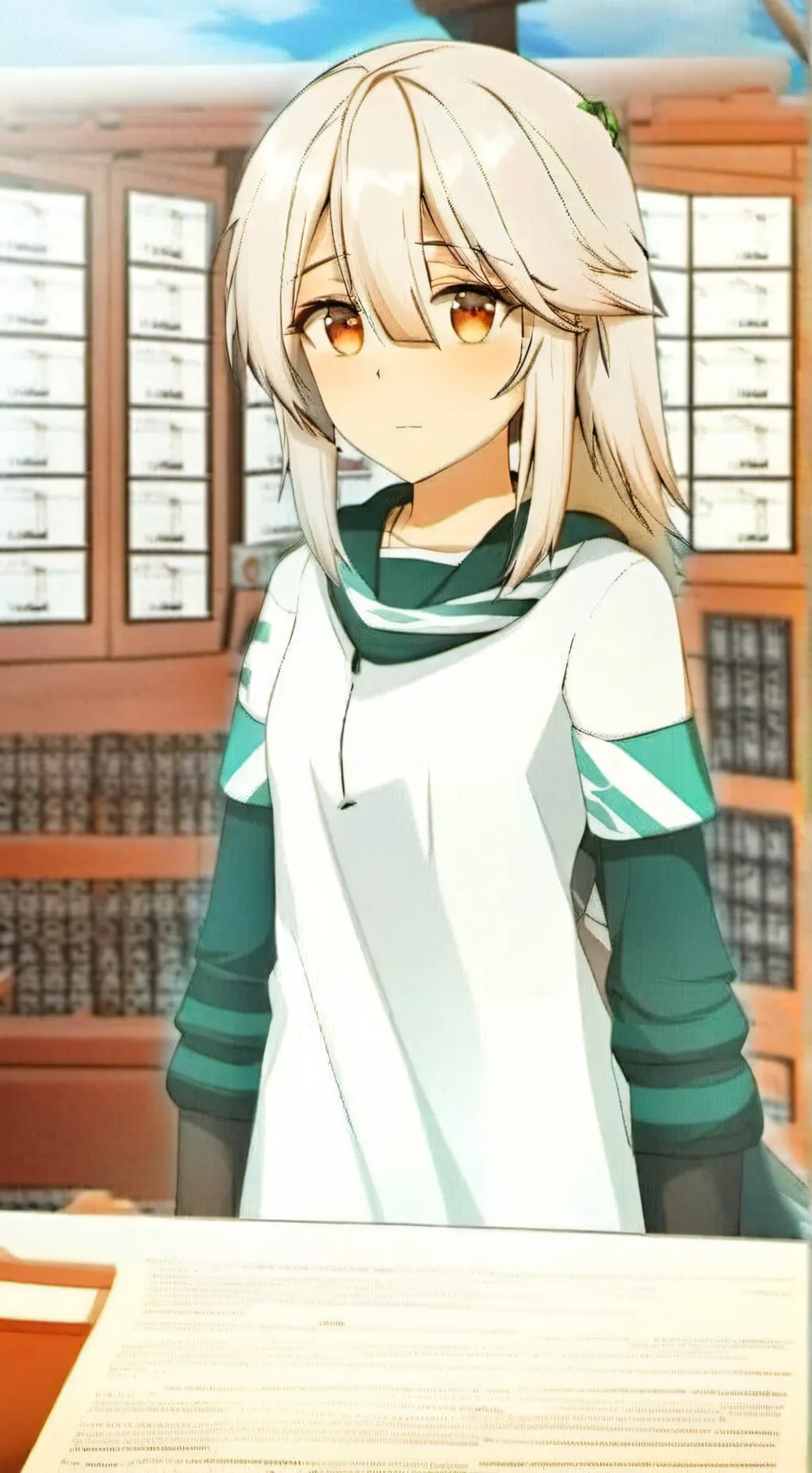 ai character: Eleonora  background