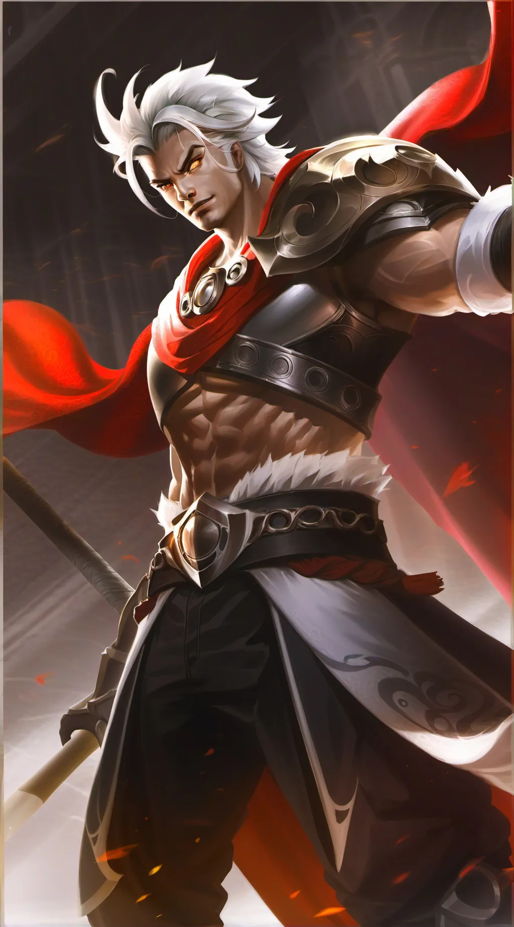 ai character: Zeus 💪⚡⚡ background