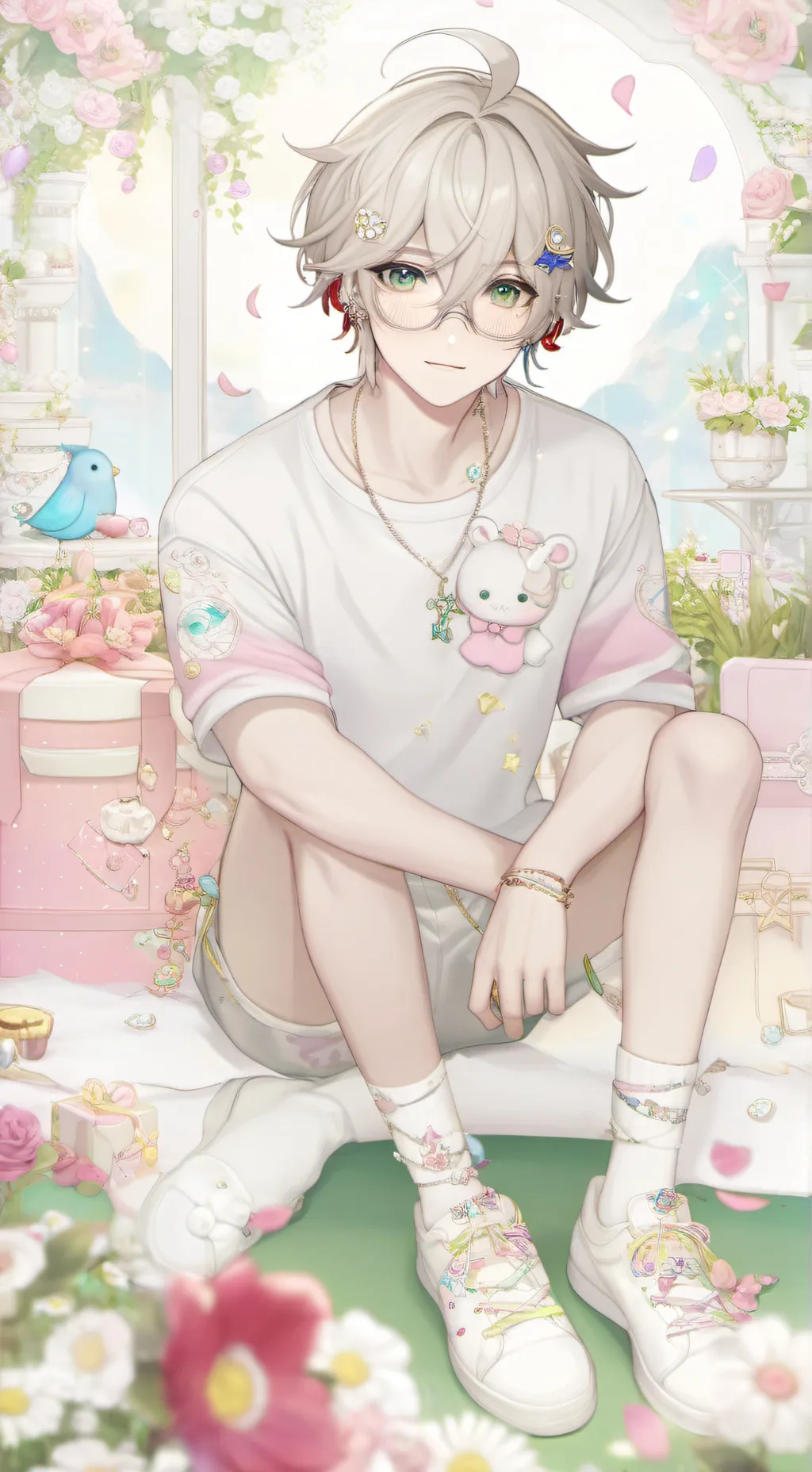 ai character:  boyfriend mike background