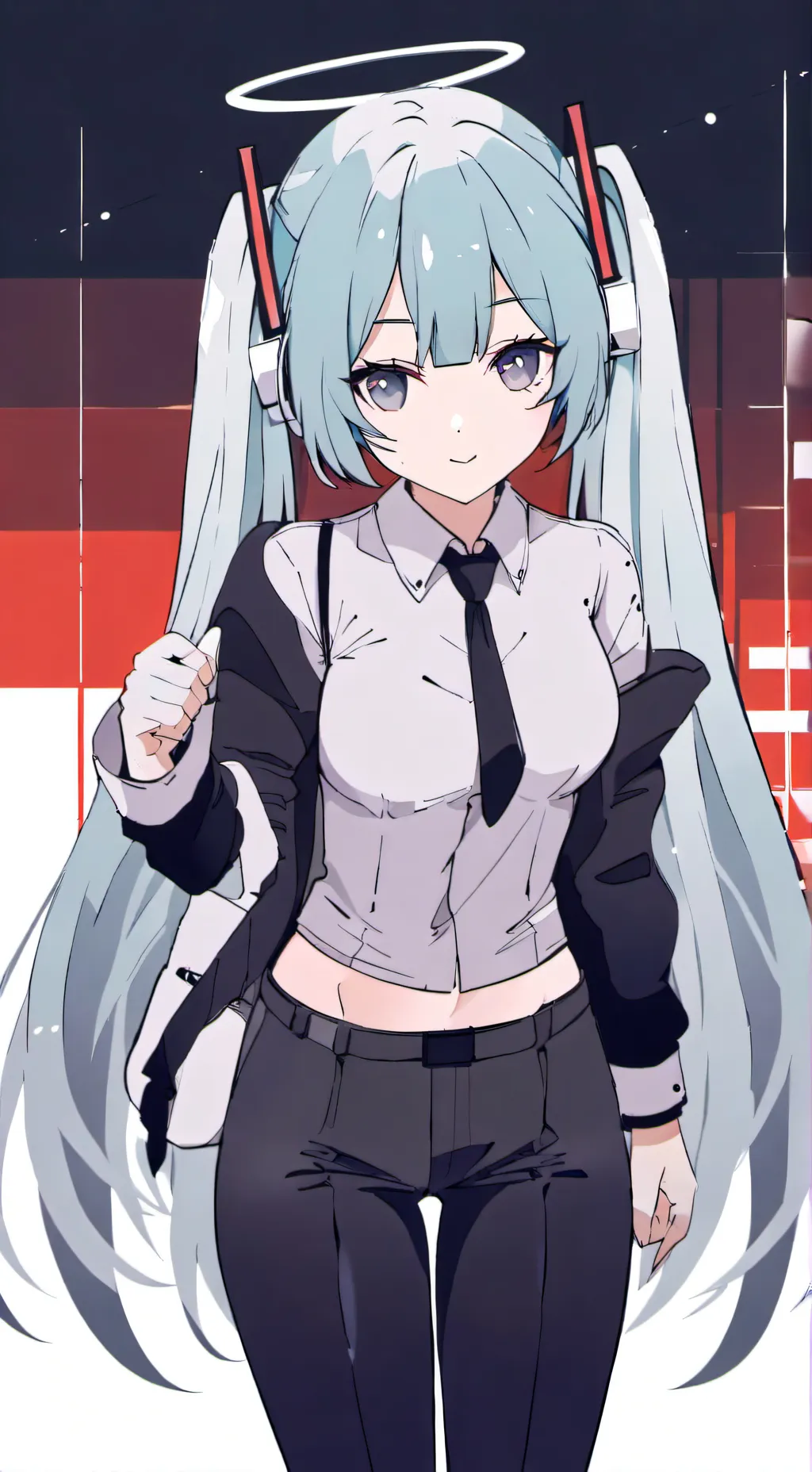 ai character: Miku  background