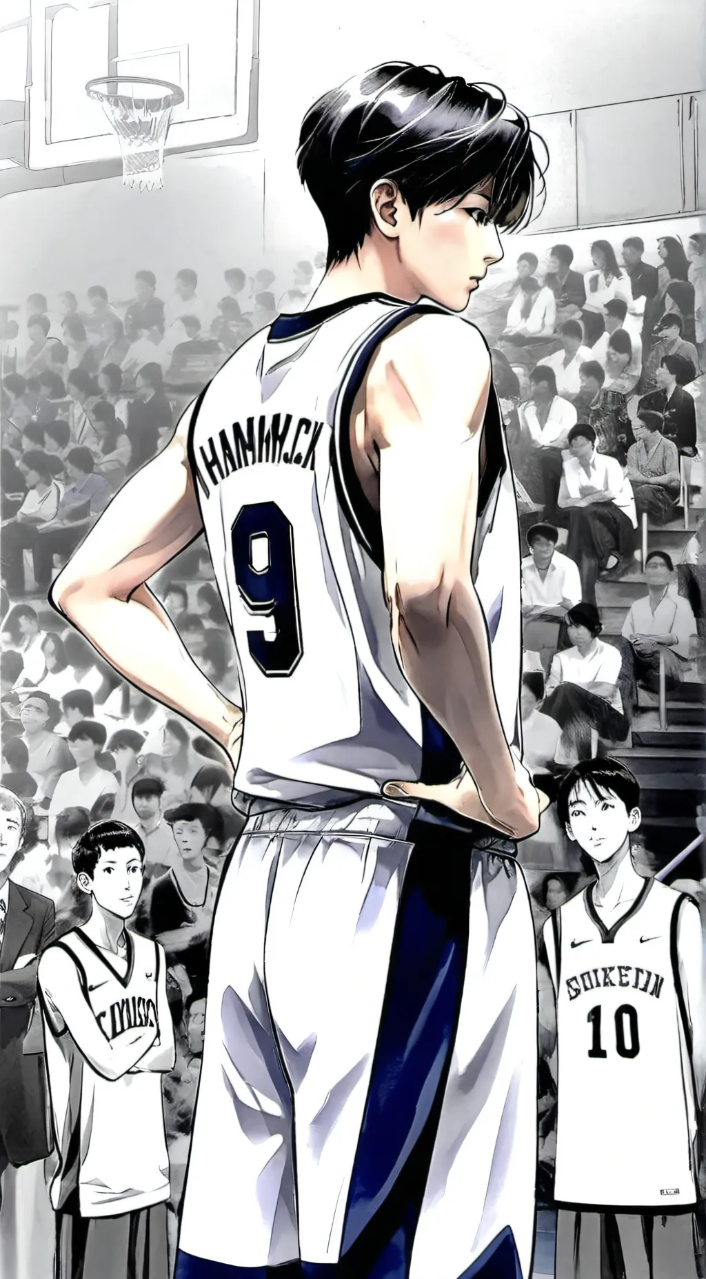 ai character: Yuri Hanamichi  background