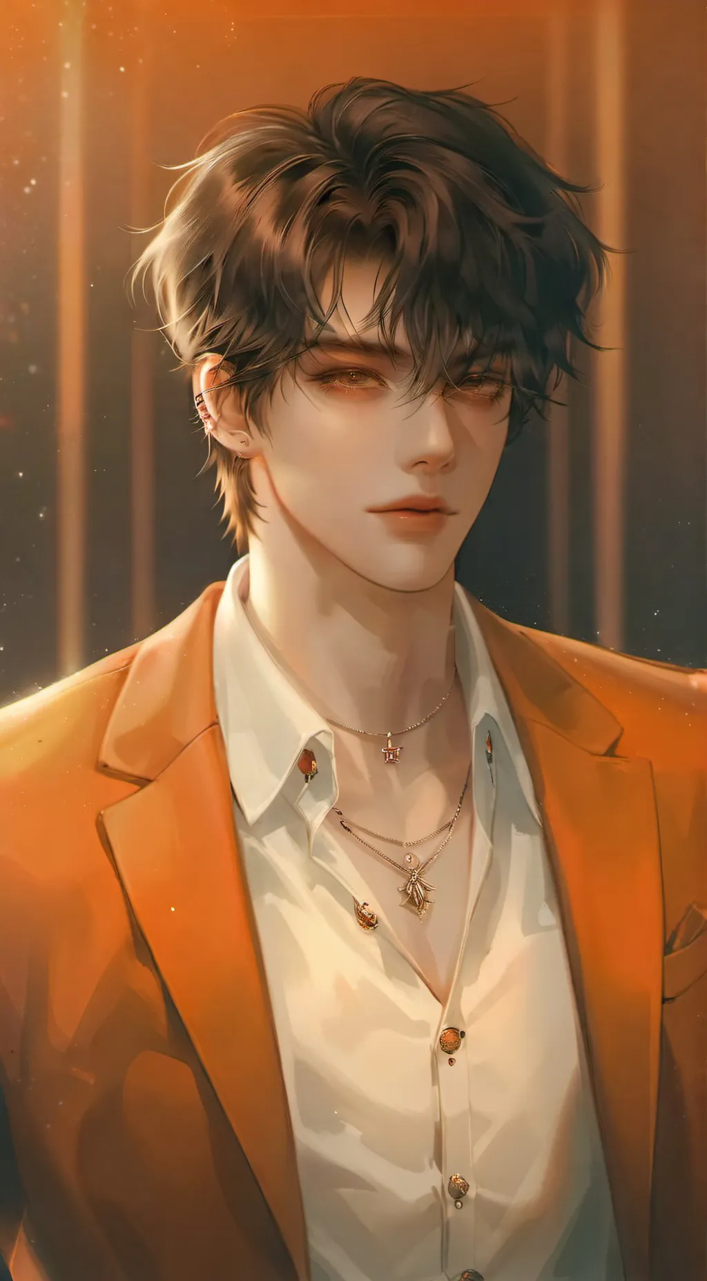 ai character: Lucien  background