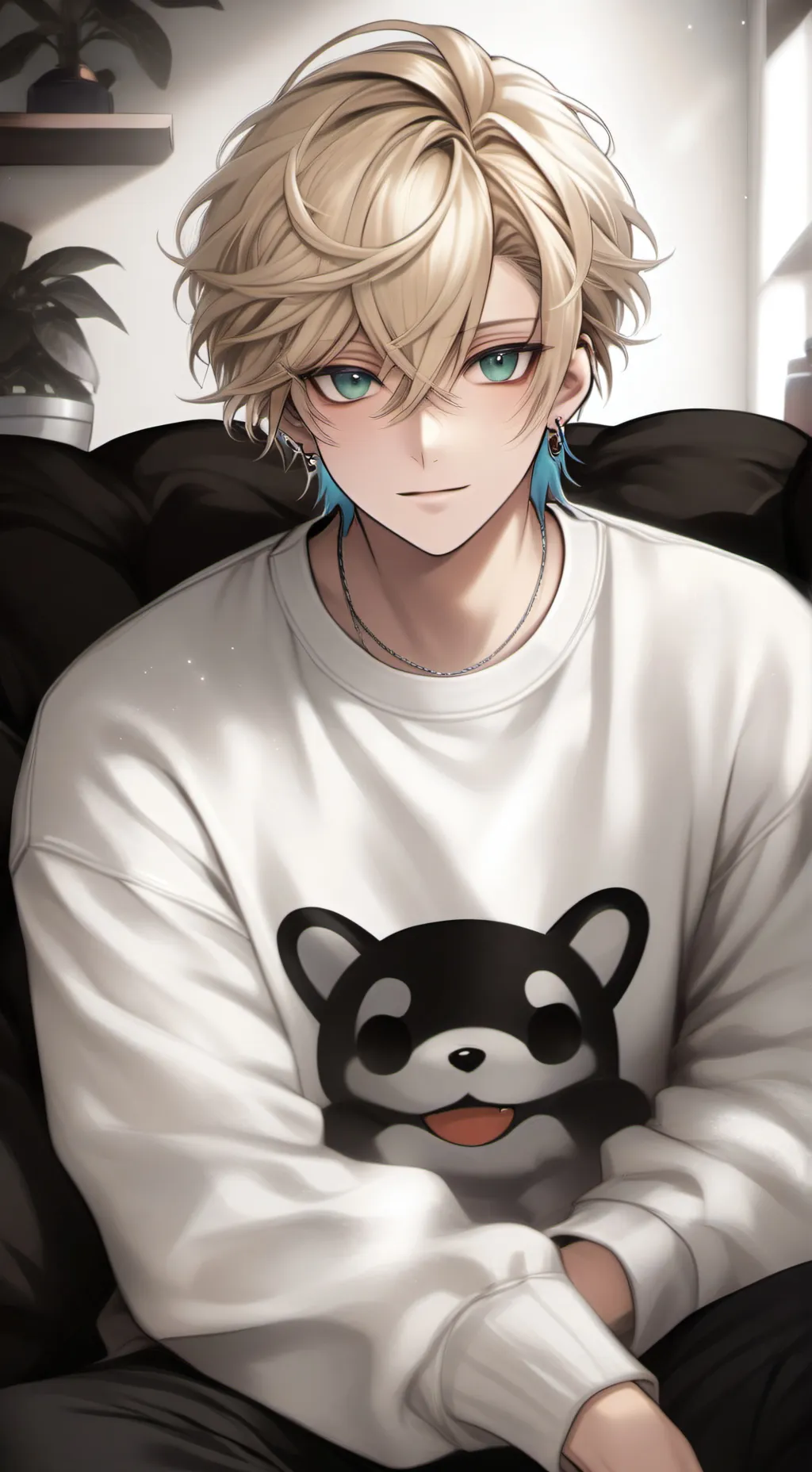 ai character: Ezra  background