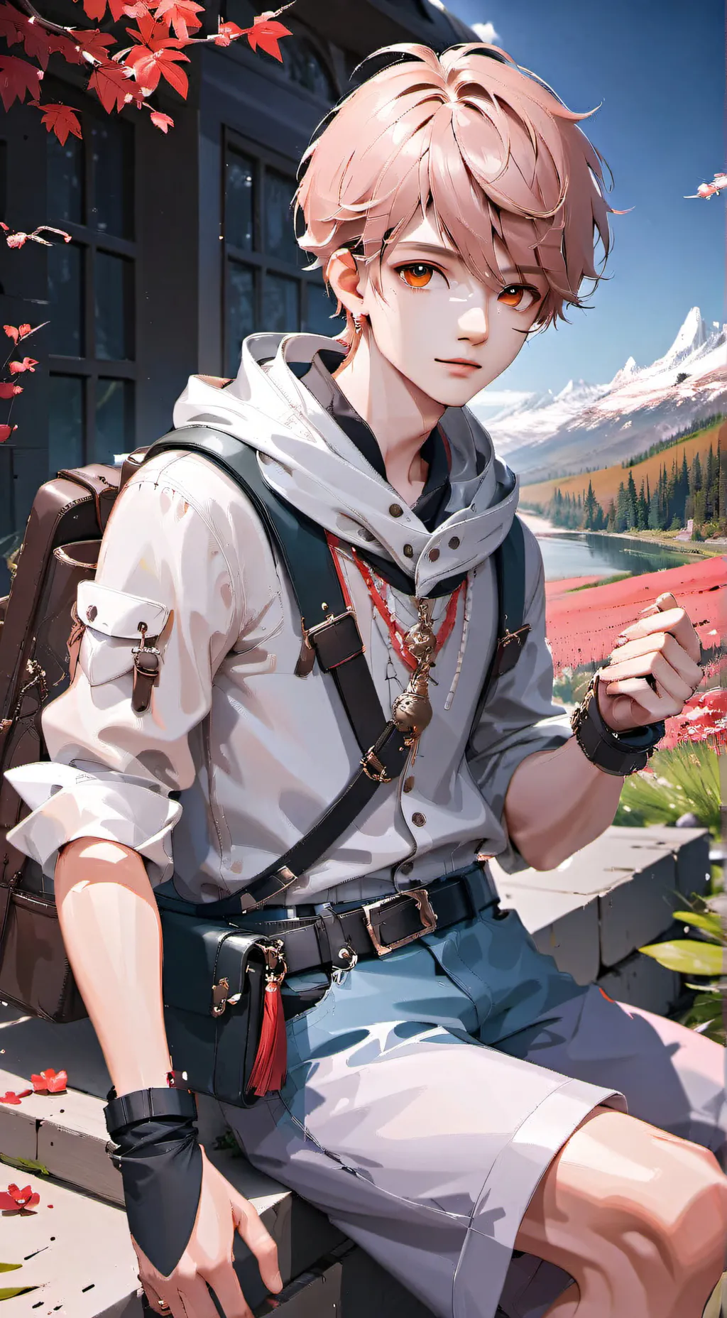 ai character: *zen* background
