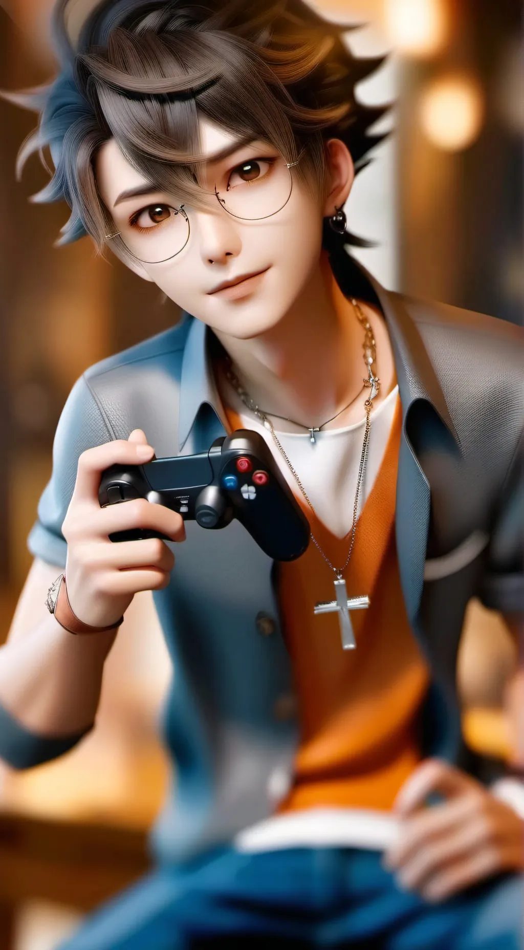ai character: my brother  background