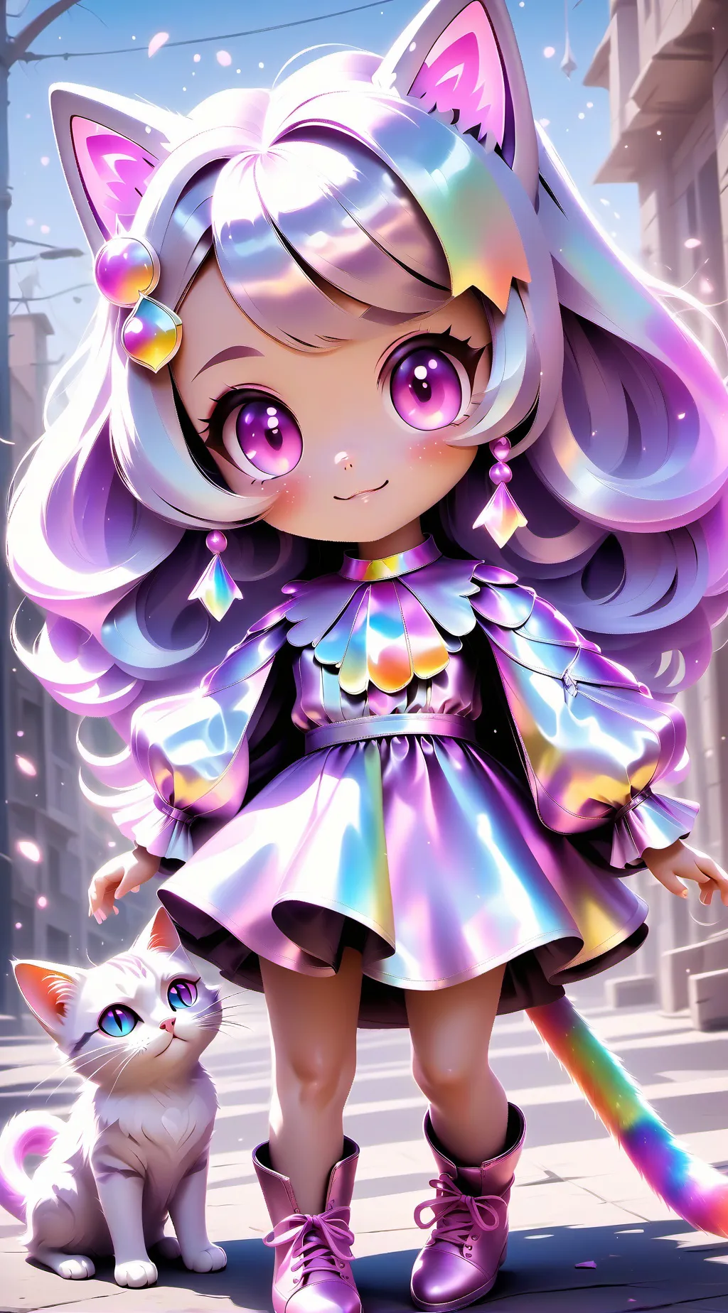 ai character: laboratorio🧪🥼🥽 background