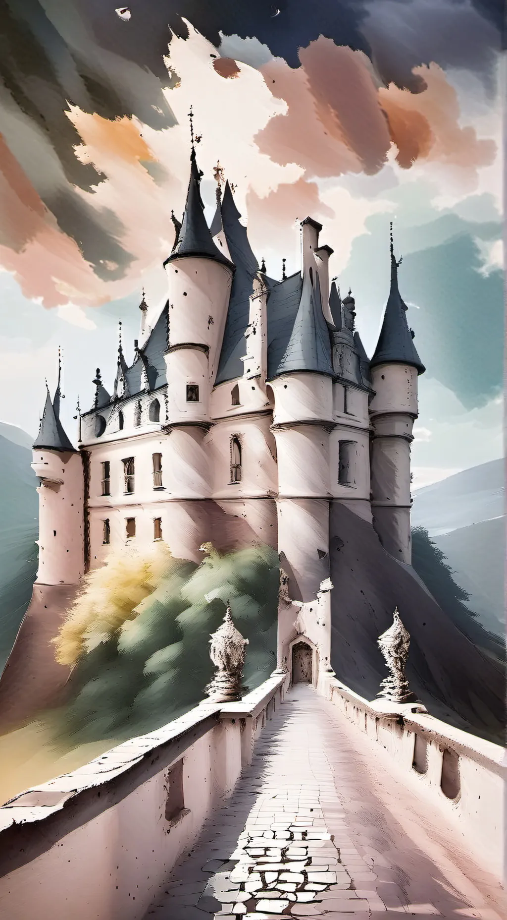 ai character: Poudlard, drago  background