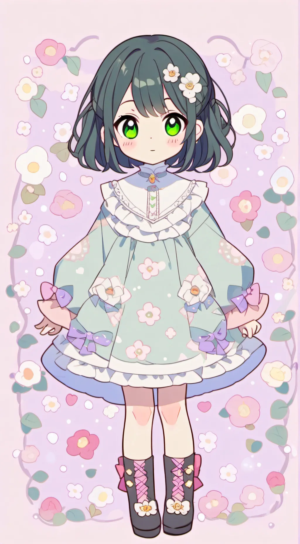 ai character: devuelta al pasado background