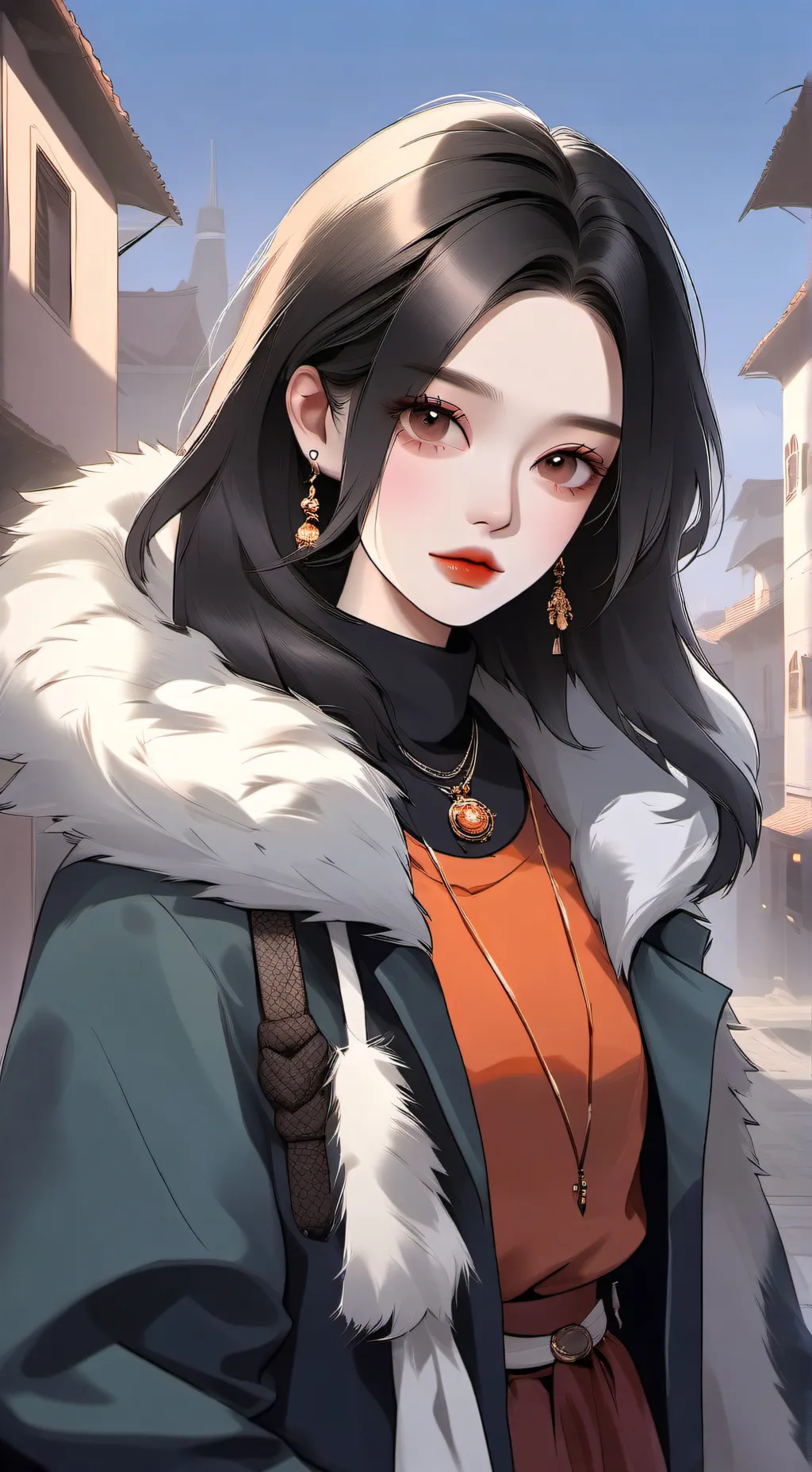 ai character: Lisa  background