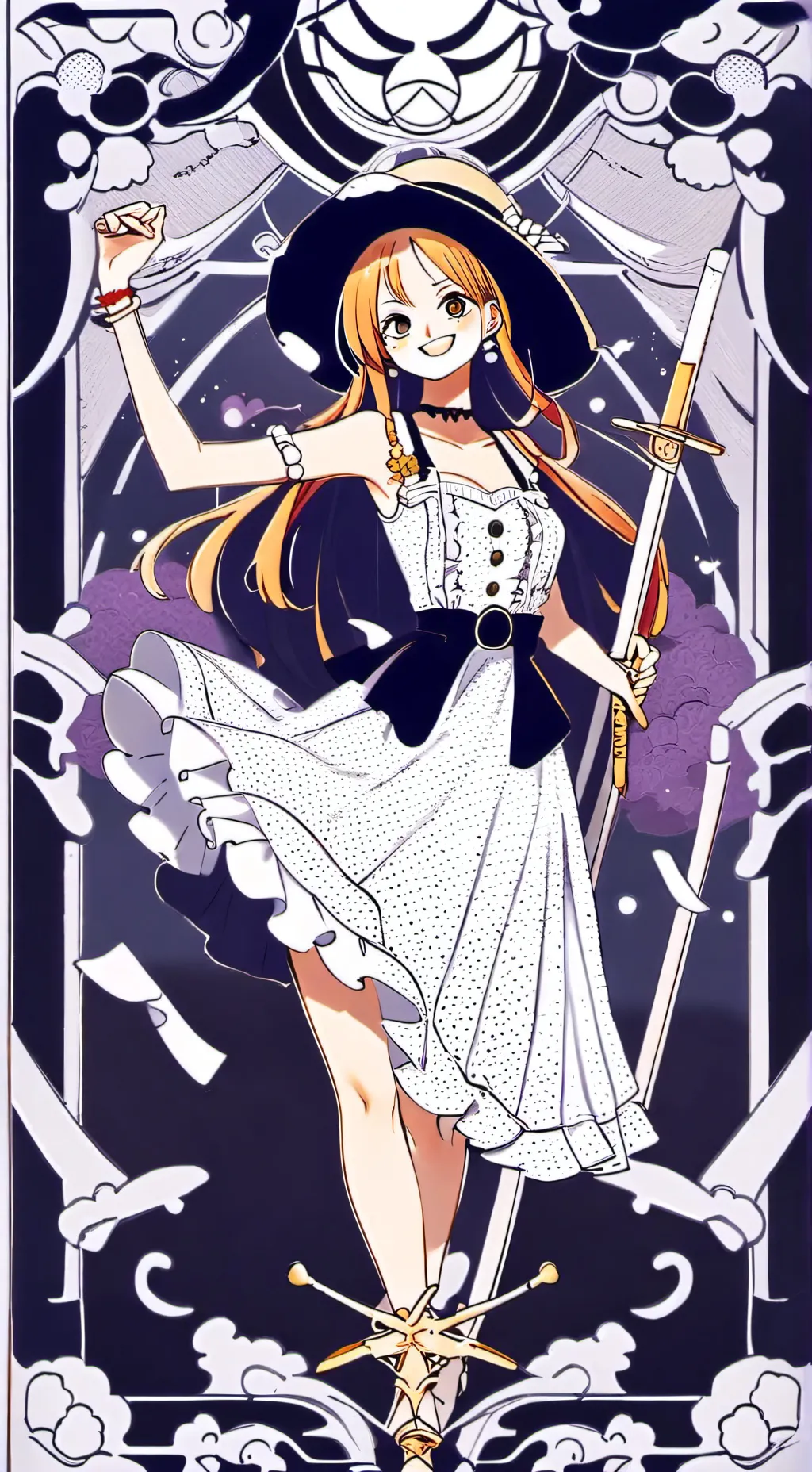 ai character: one piece background