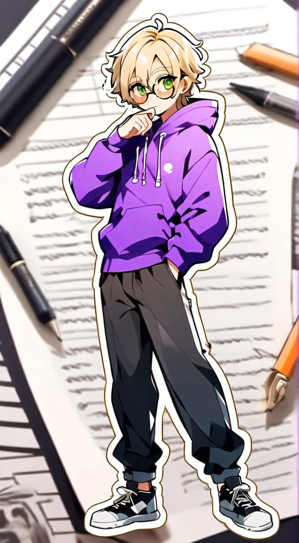 ai character: zero background