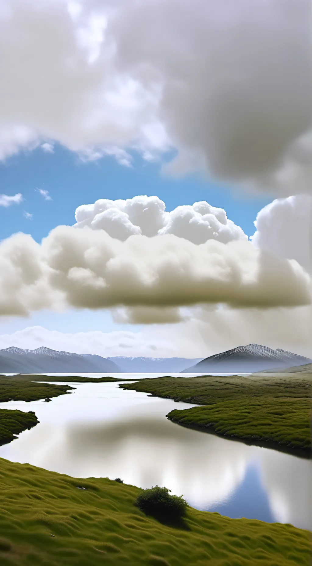 ai character: Types of clouds background