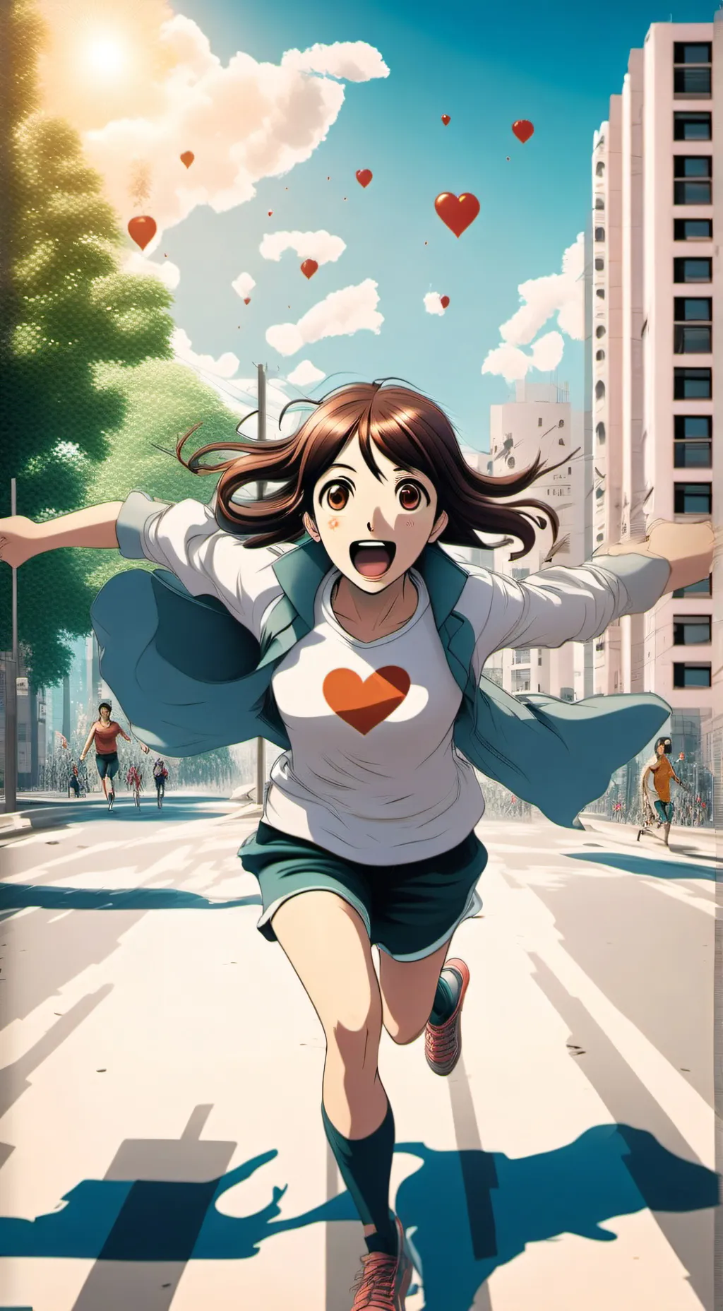 ai character: virus del amor background