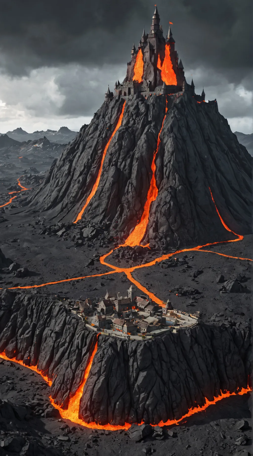 ai character: Middle earth life background