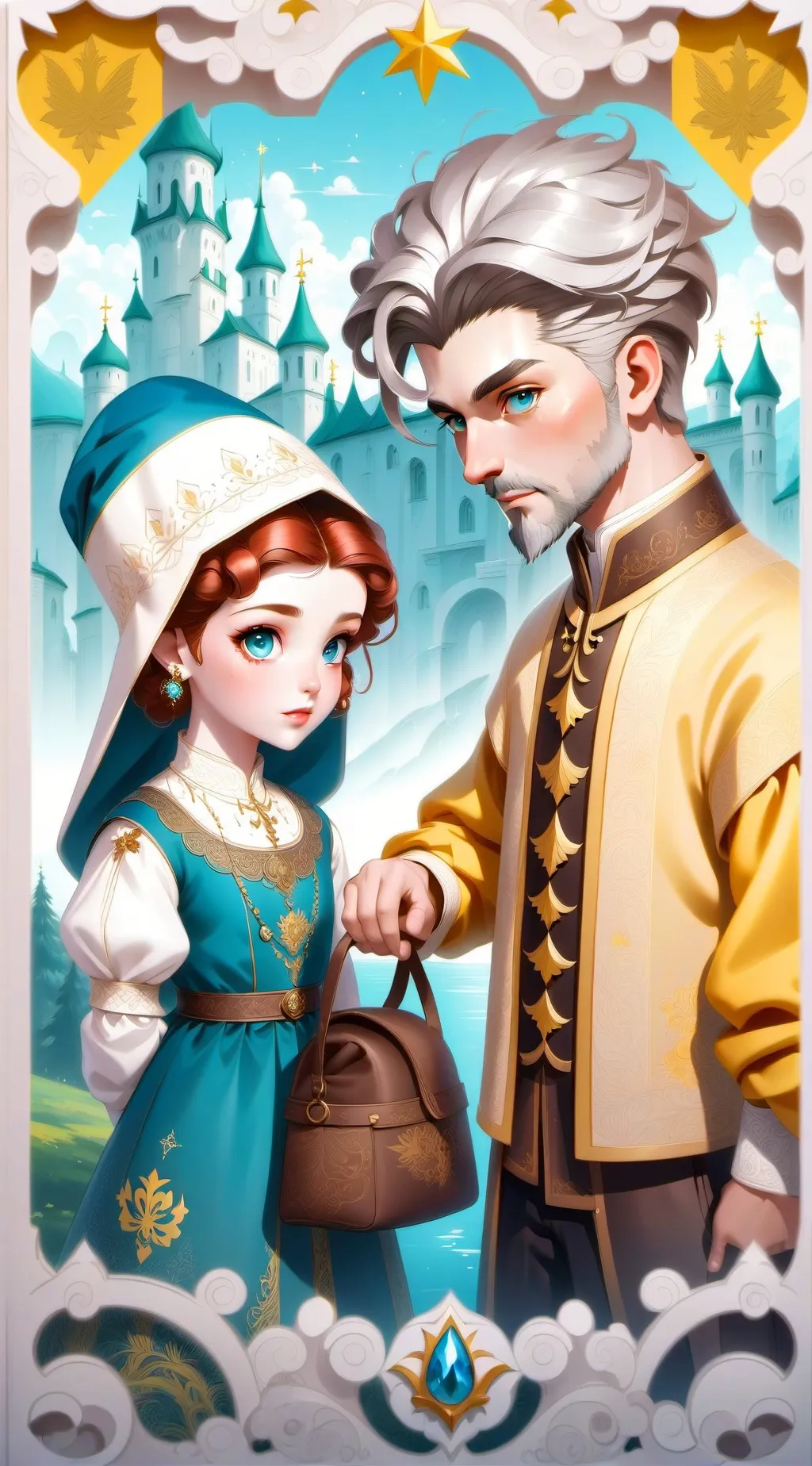 ai character: Ukraine lovers  background