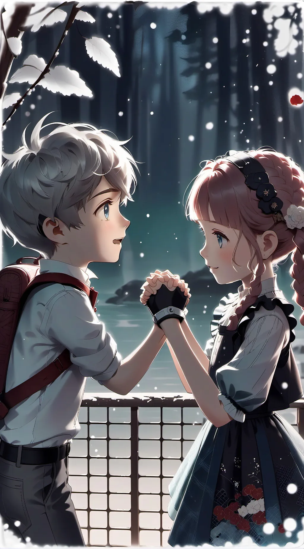 ai character: Forbidden love  background
