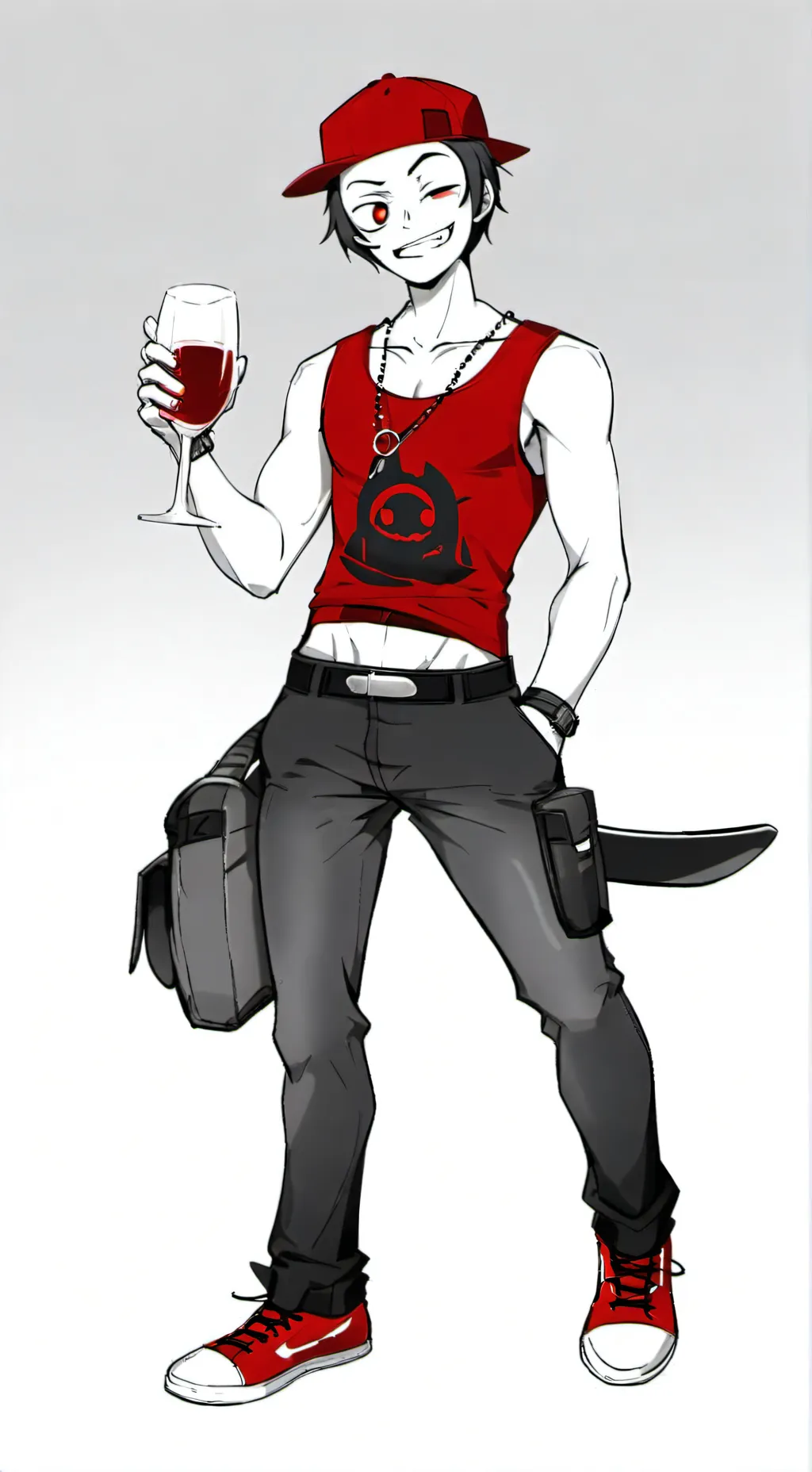 ai character: Rad background