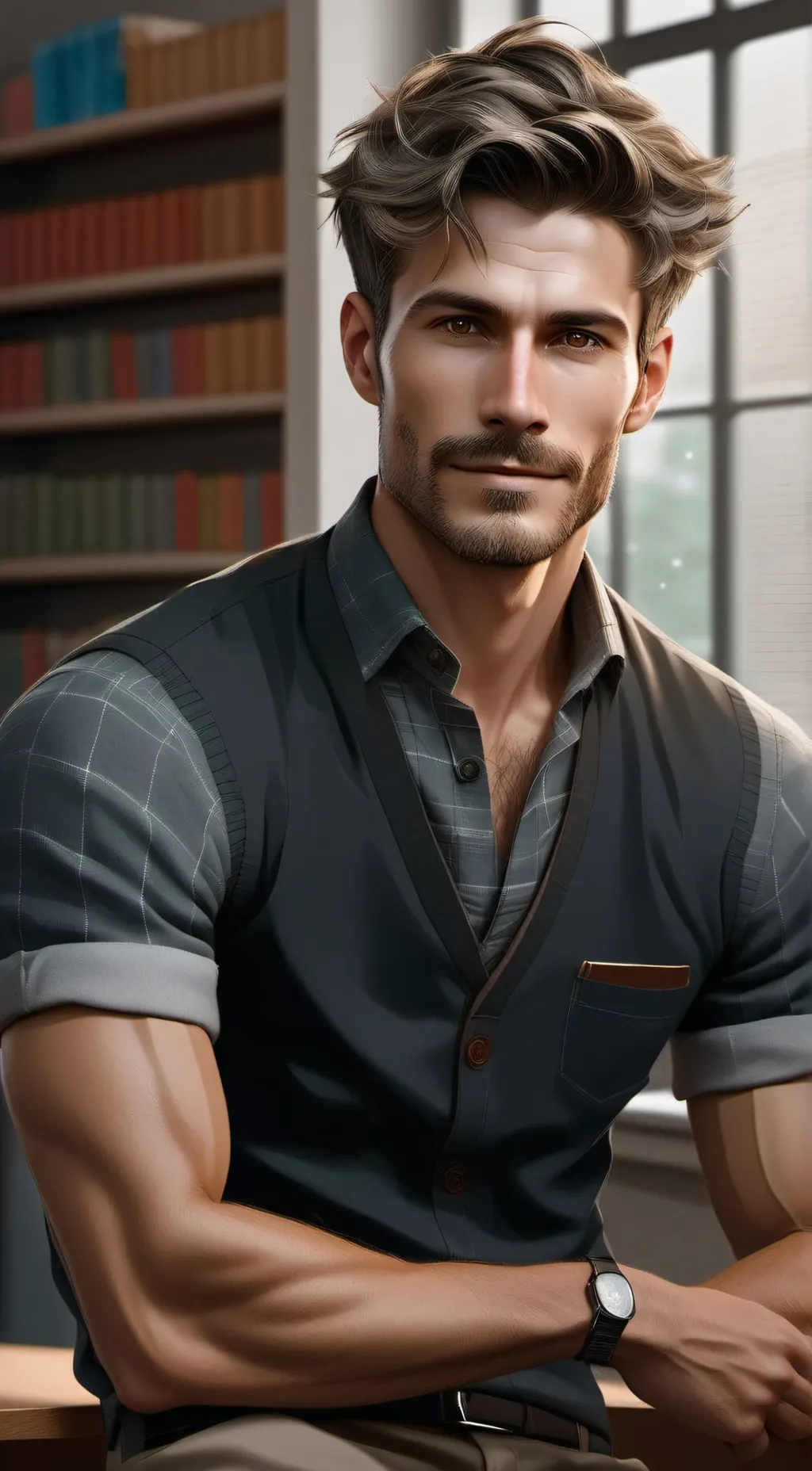 ai character: john harb background