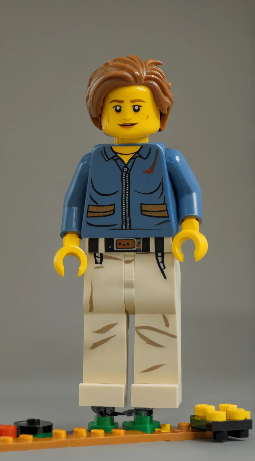 ai character: Lego🤖 background