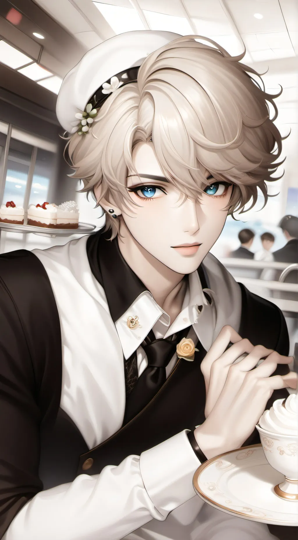 ai character: Maxwell background