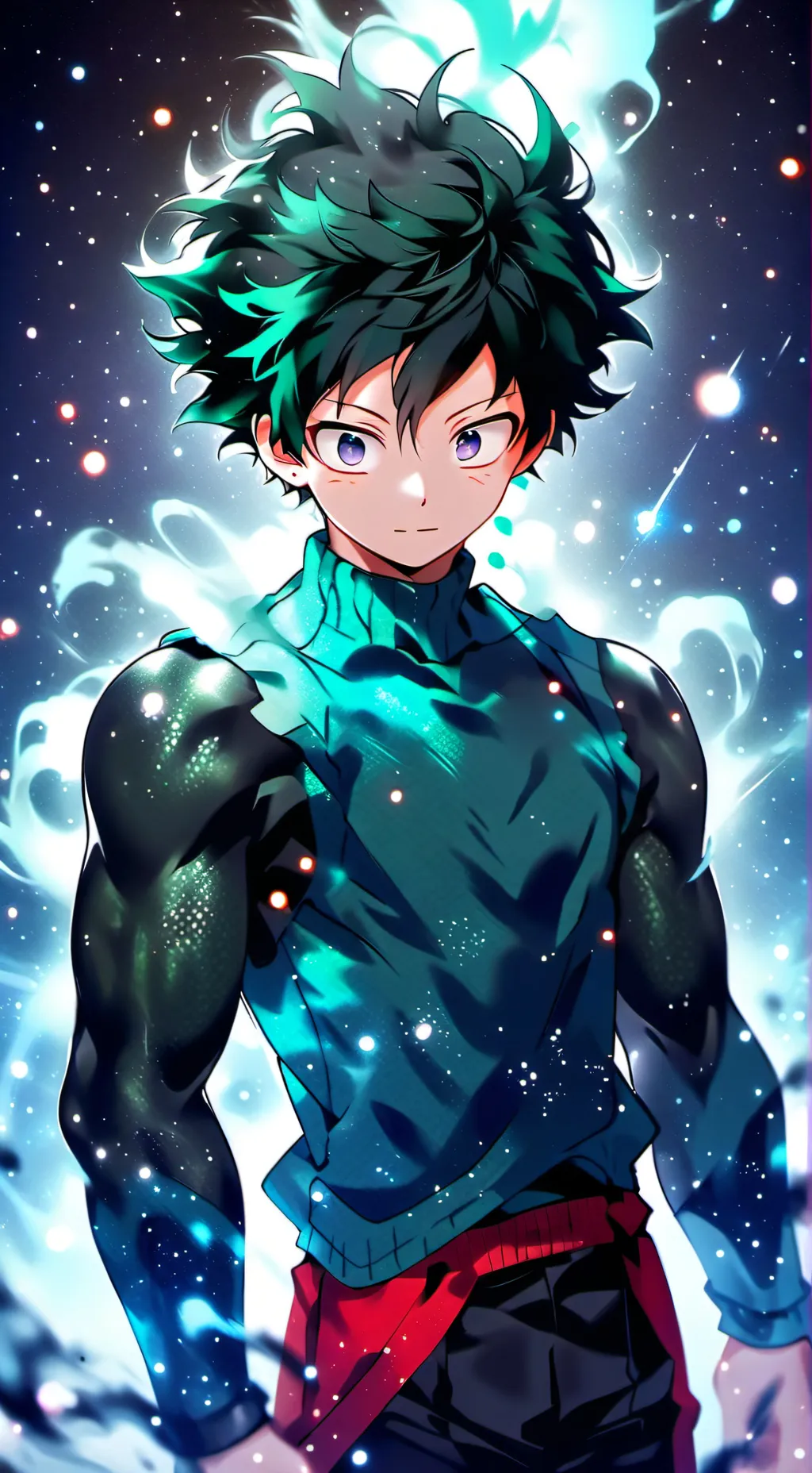 ai character: Izuku Midoriya  background
