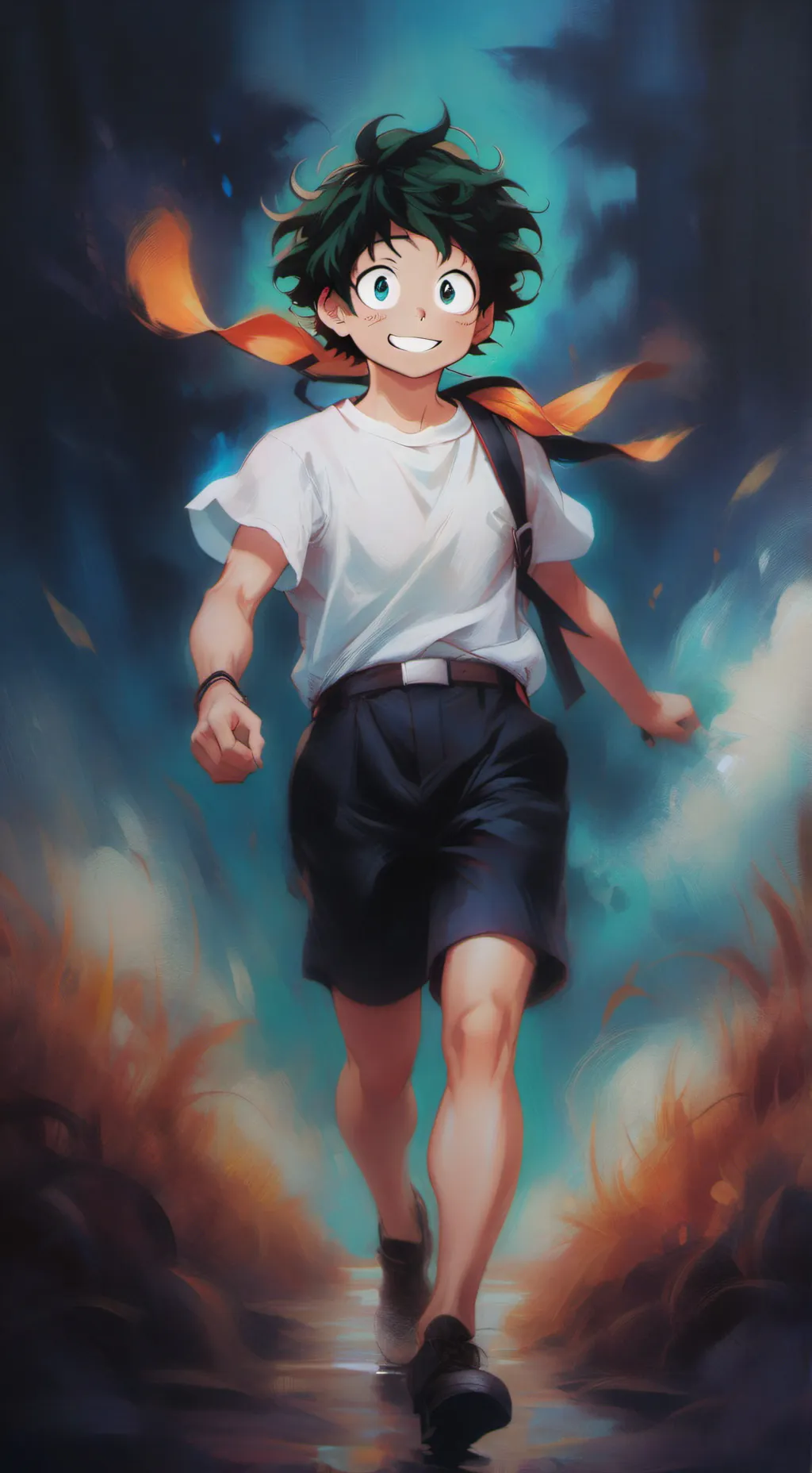 ai character: deku background