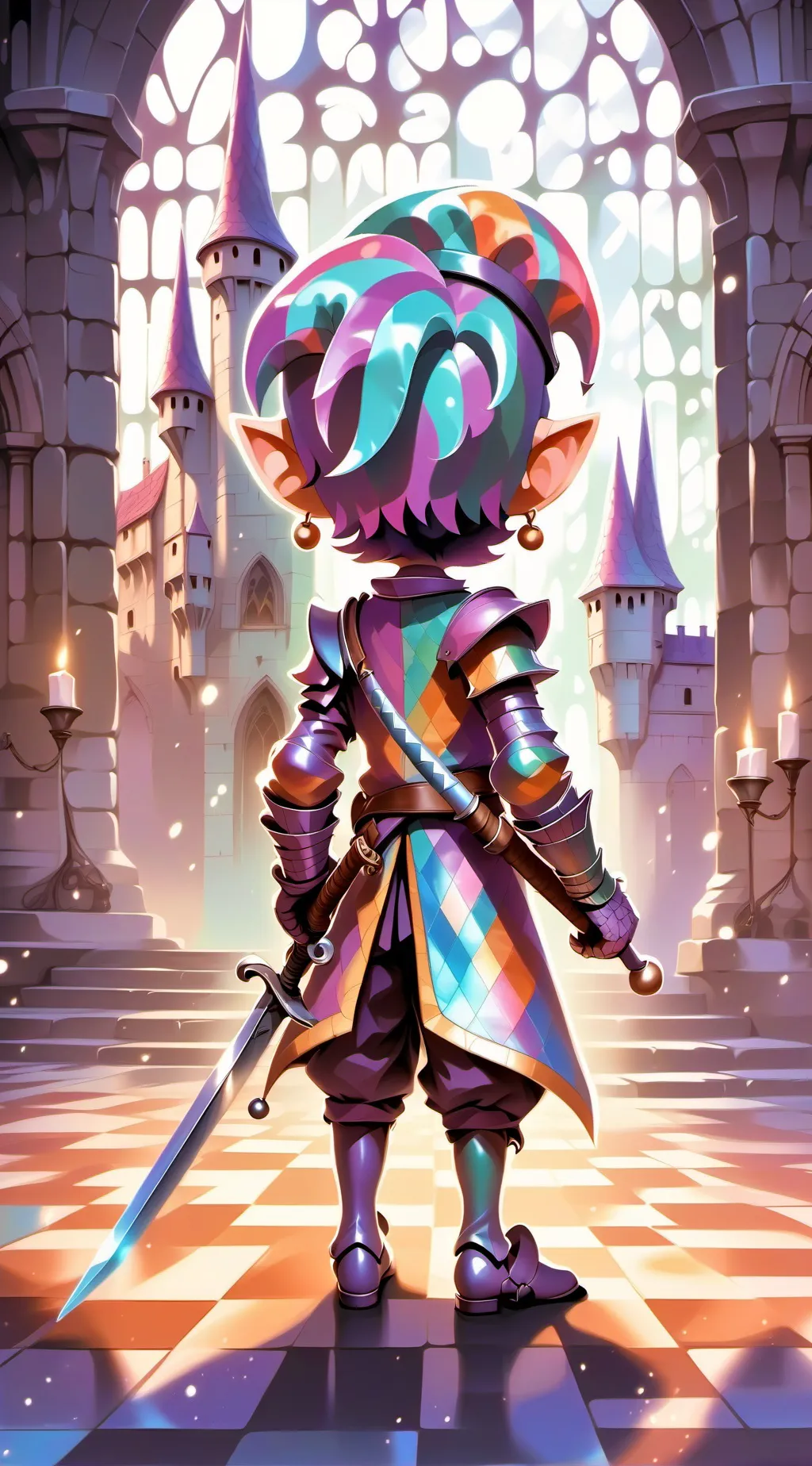 ai character: dandys world au background