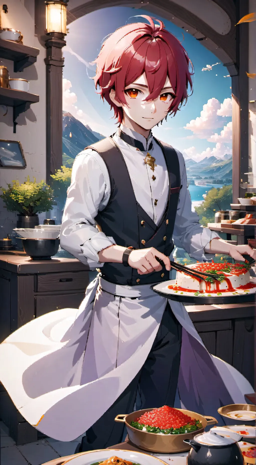 ai character: Natsume background
