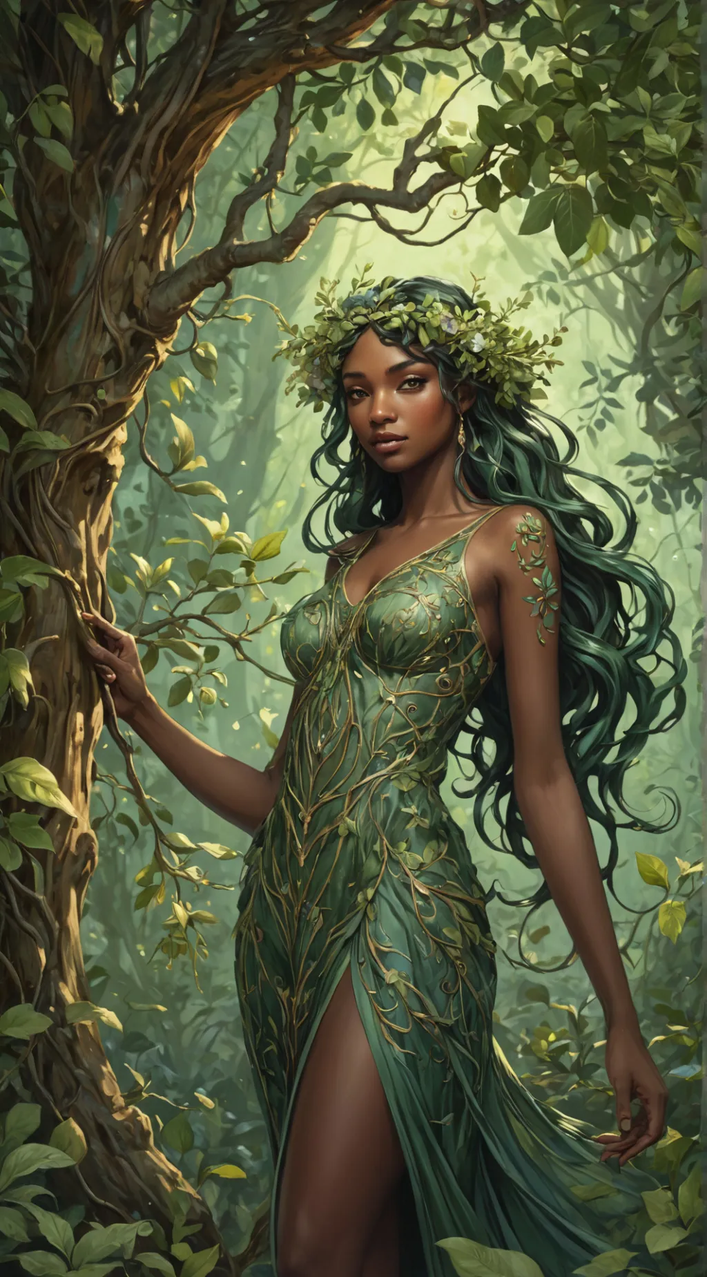 ai character: Laurel  background