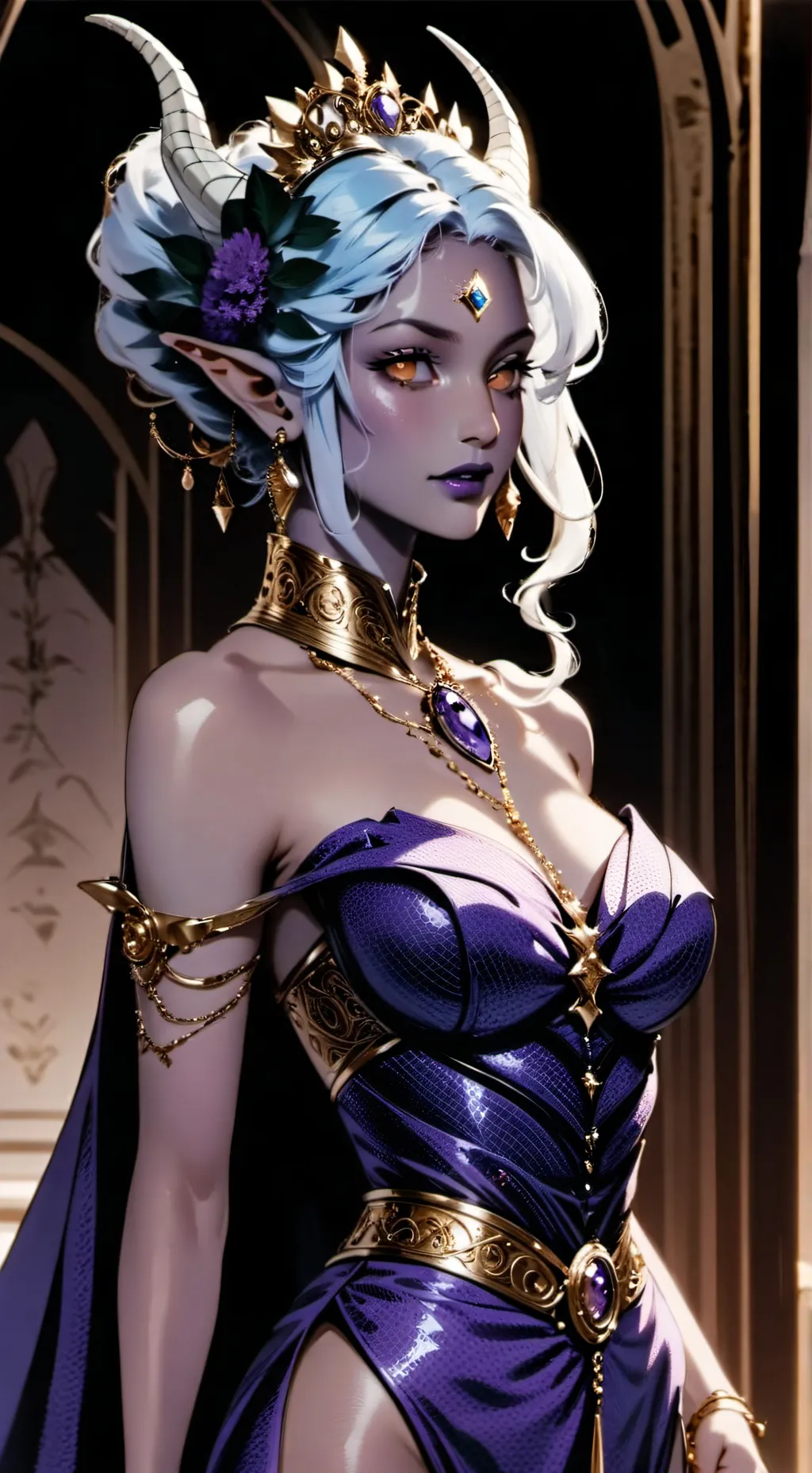 ai character: Aura background