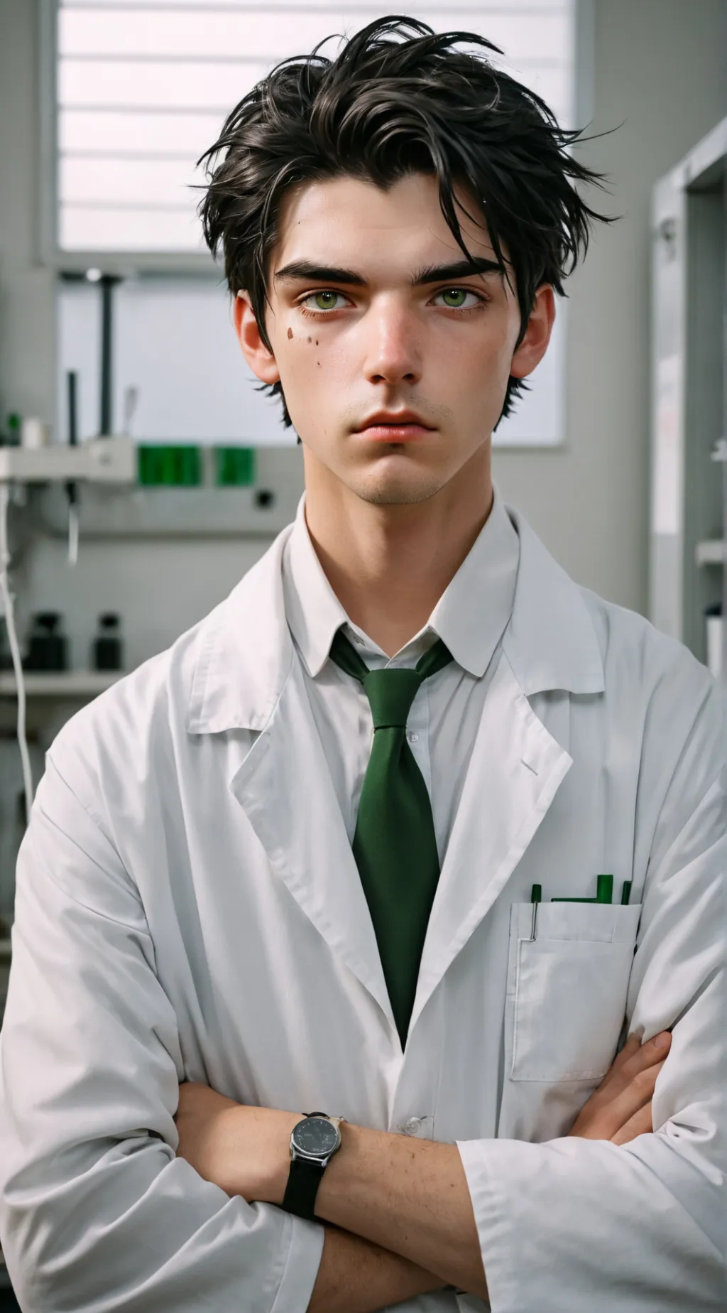 ai character: Dr. Adrien Wolfe background