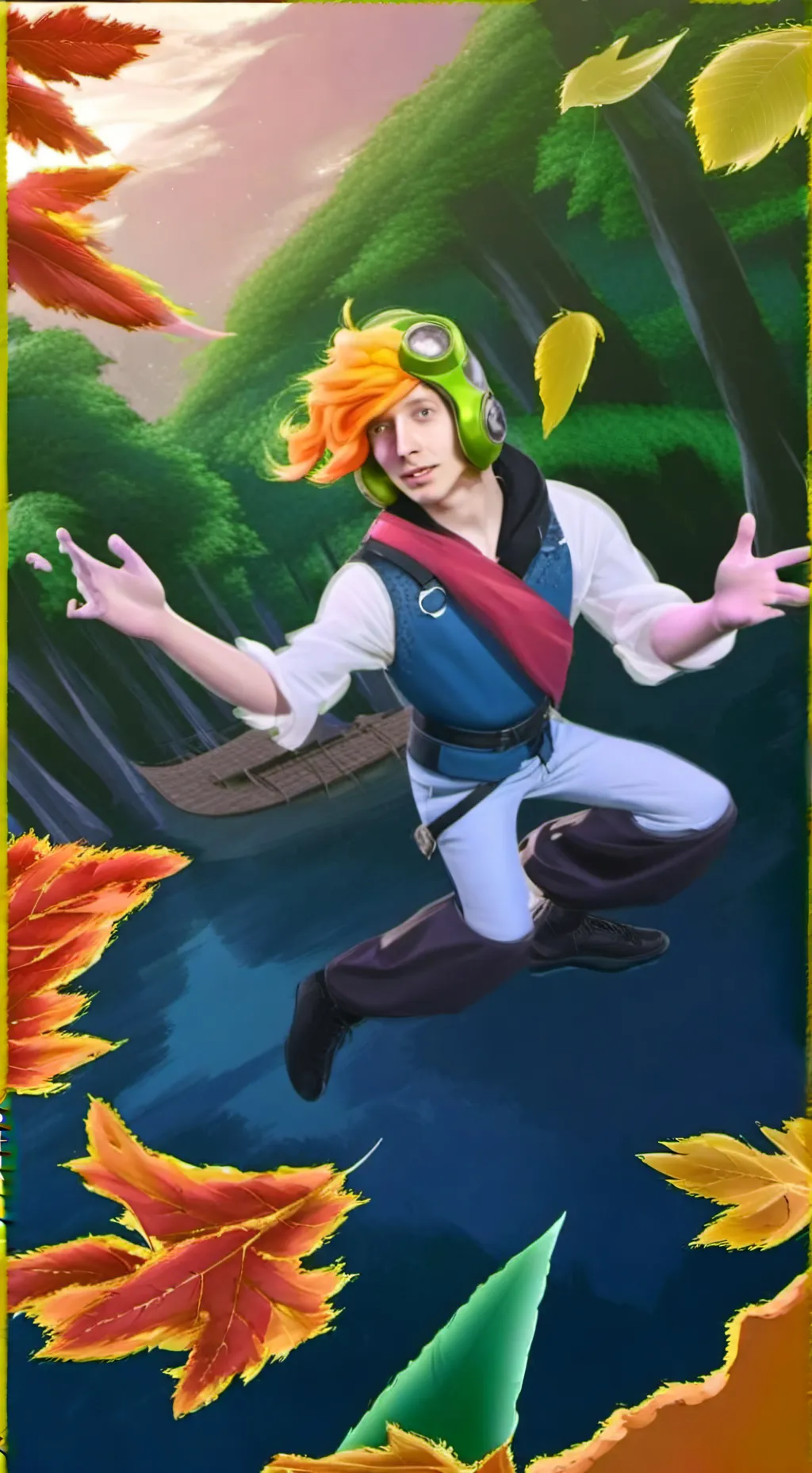 ai character: kerek Craft (joke) background