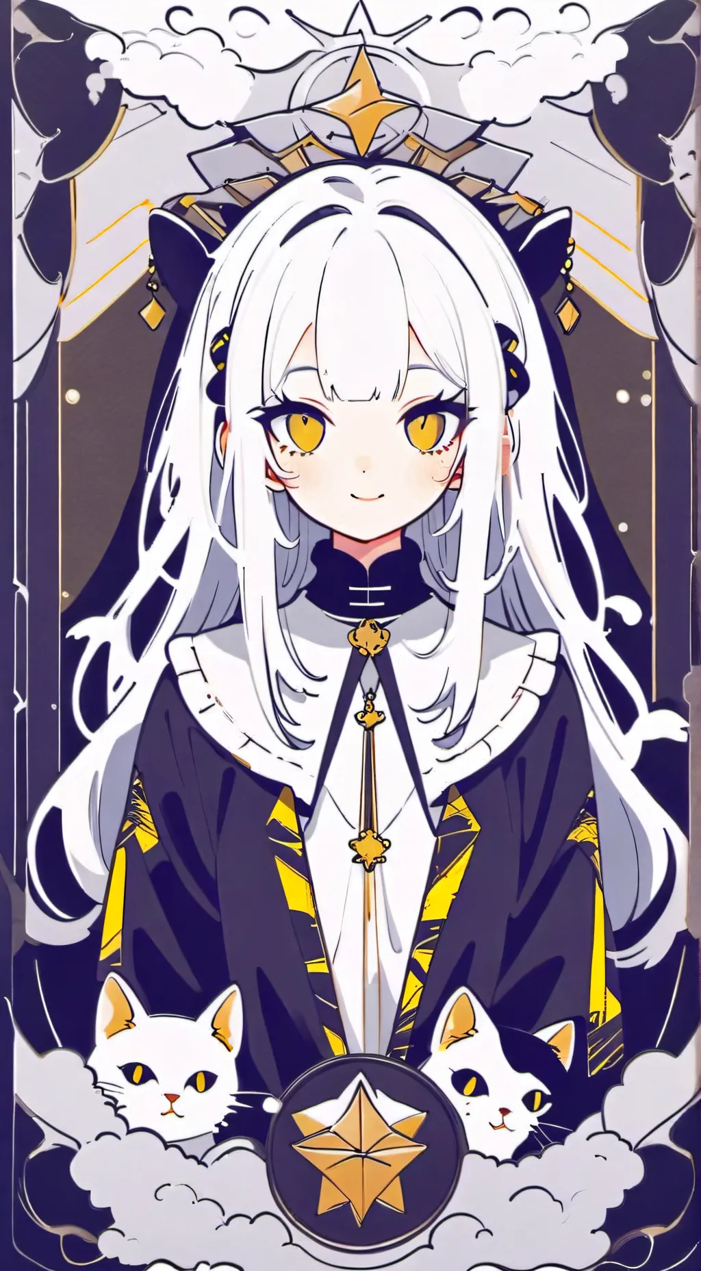 ai character: ★~wenda~★ background