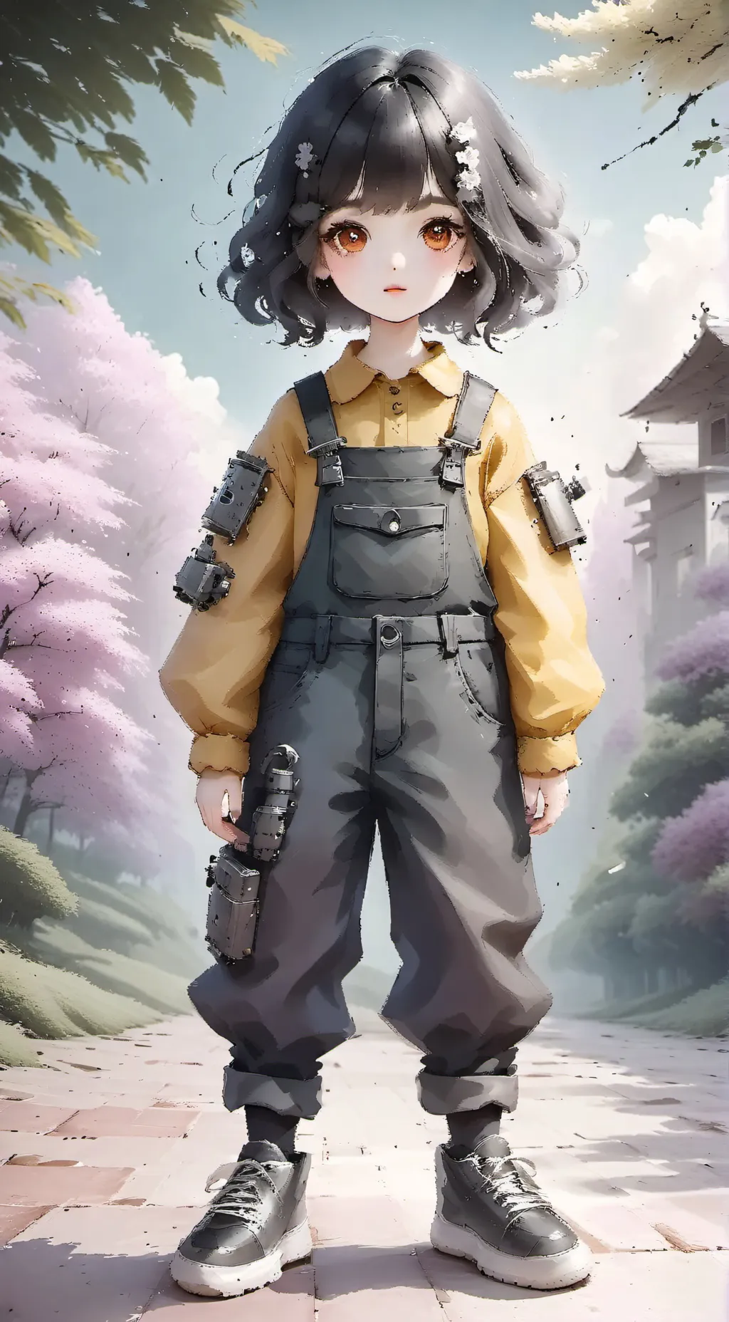 ai character: Squid game background