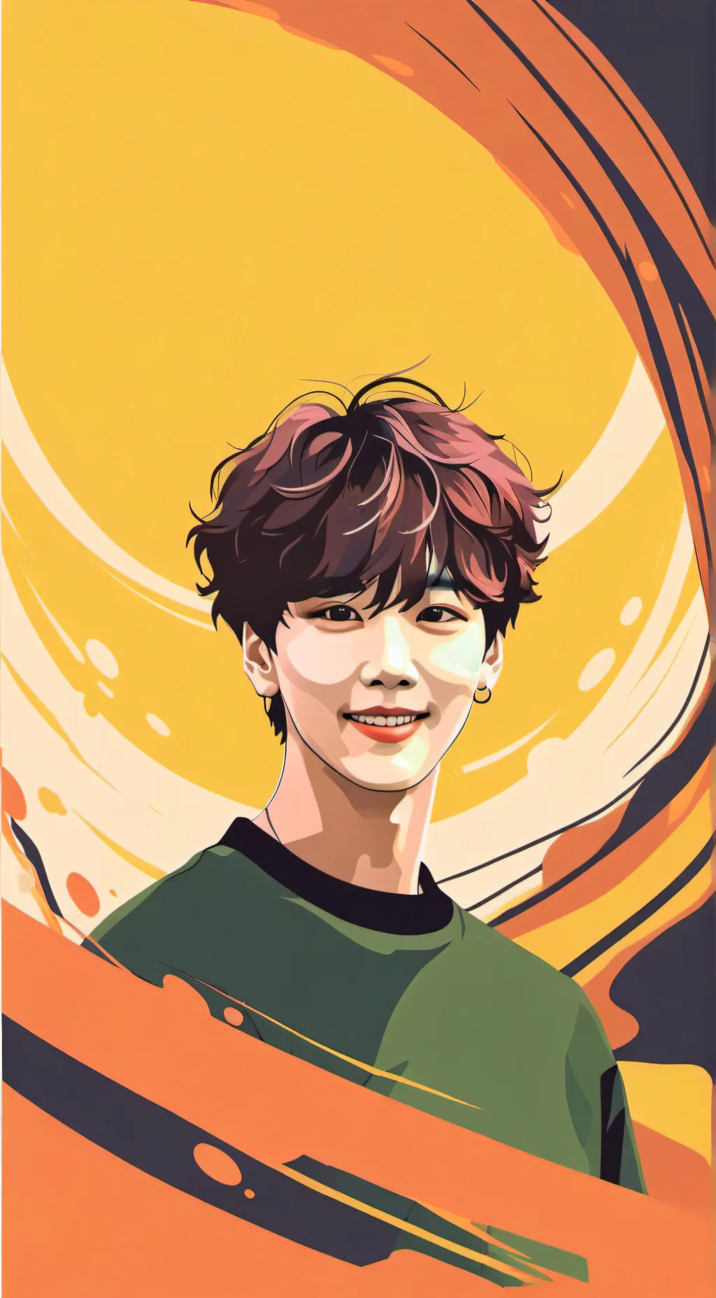 ai character: baby yoongi background