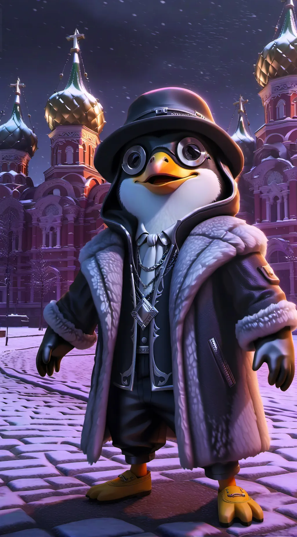 ai character: Snowbound Oracle background