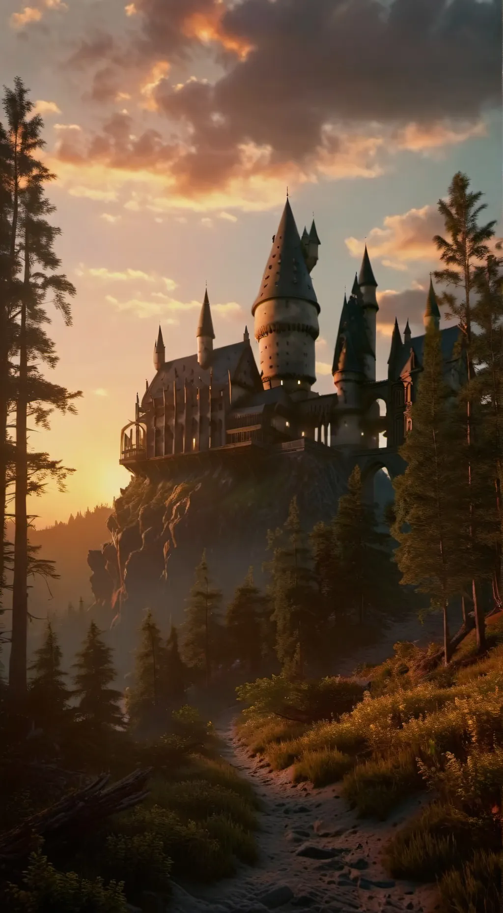 ai character: HOGWARTS💋 background