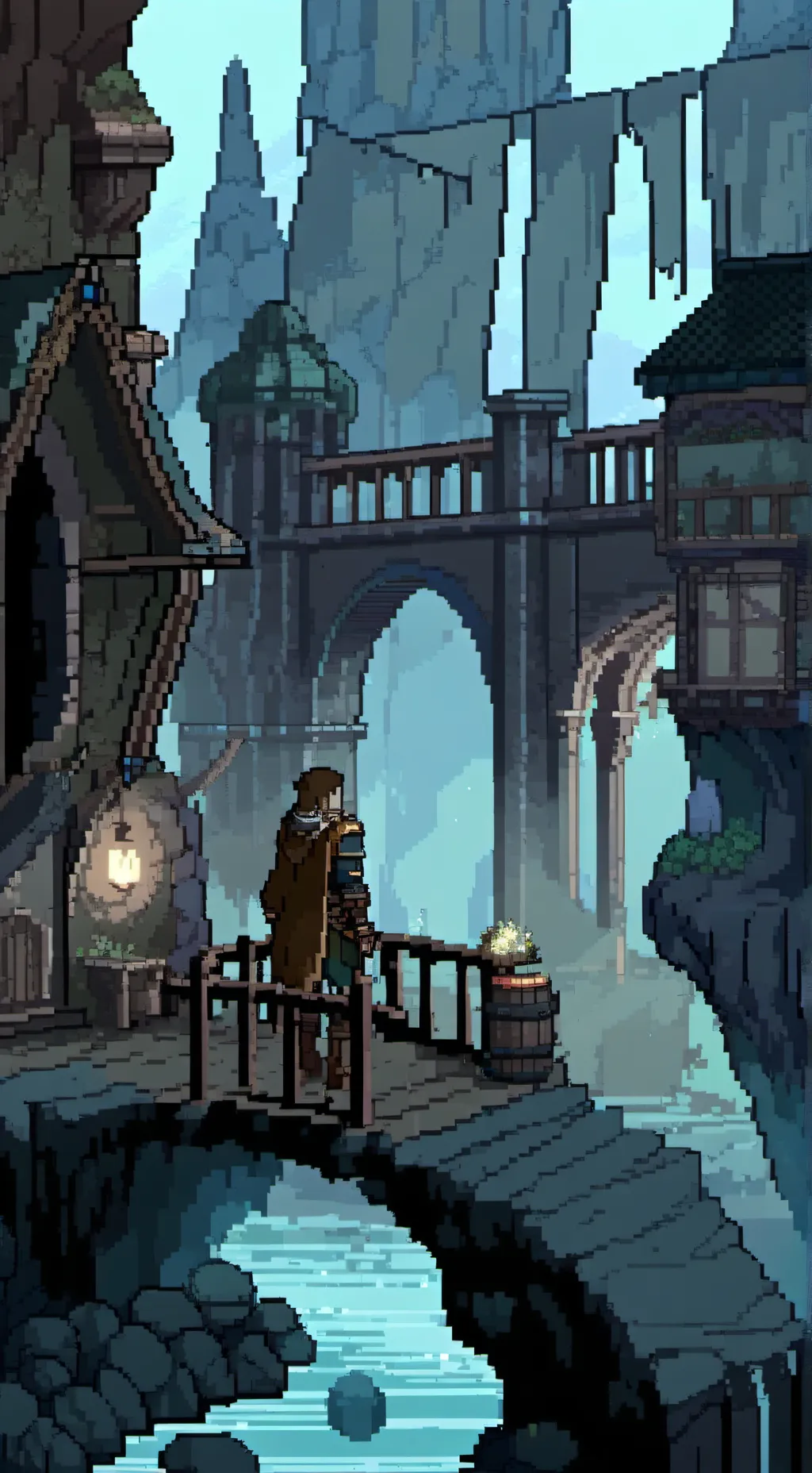 ai character: Long Dark Journey background