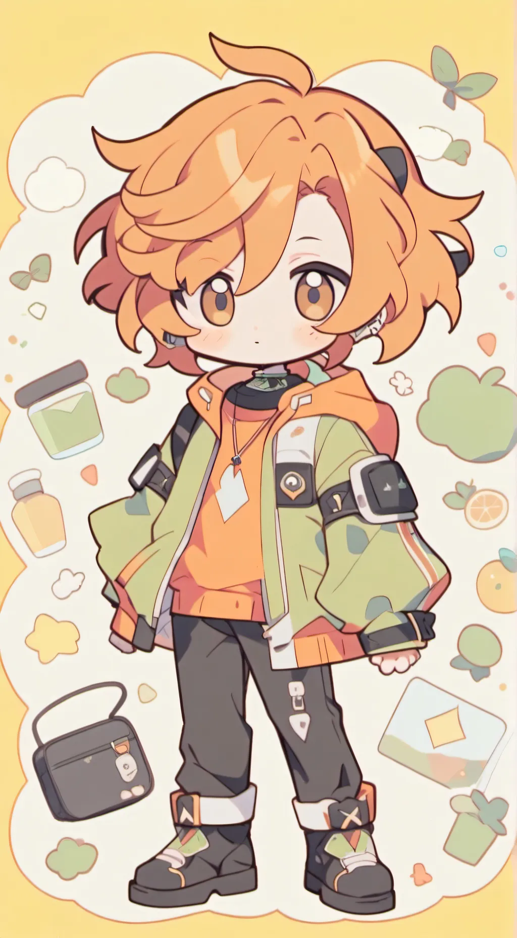ai character: TEN!!  background