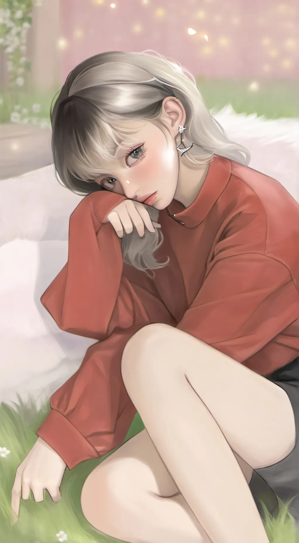 ai character: death whisperermha background