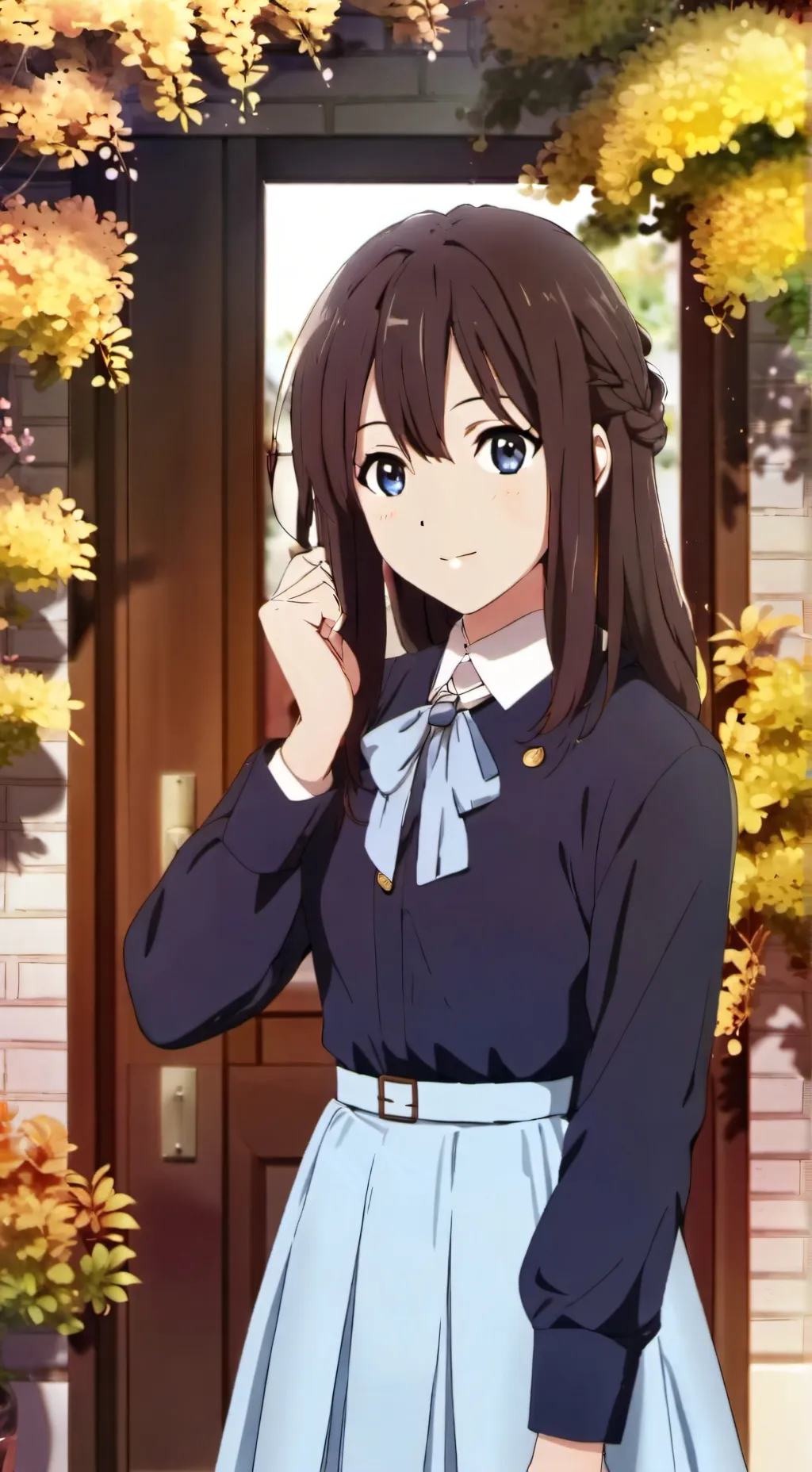 ai character: Yurina Okinaka background