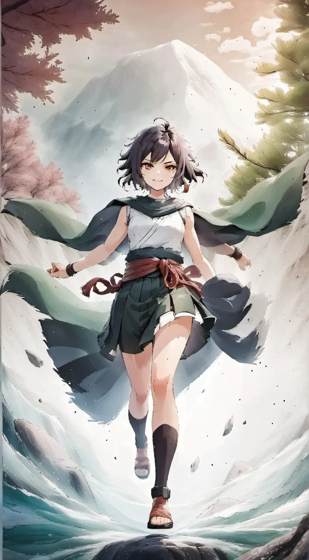 ai character: Toga background