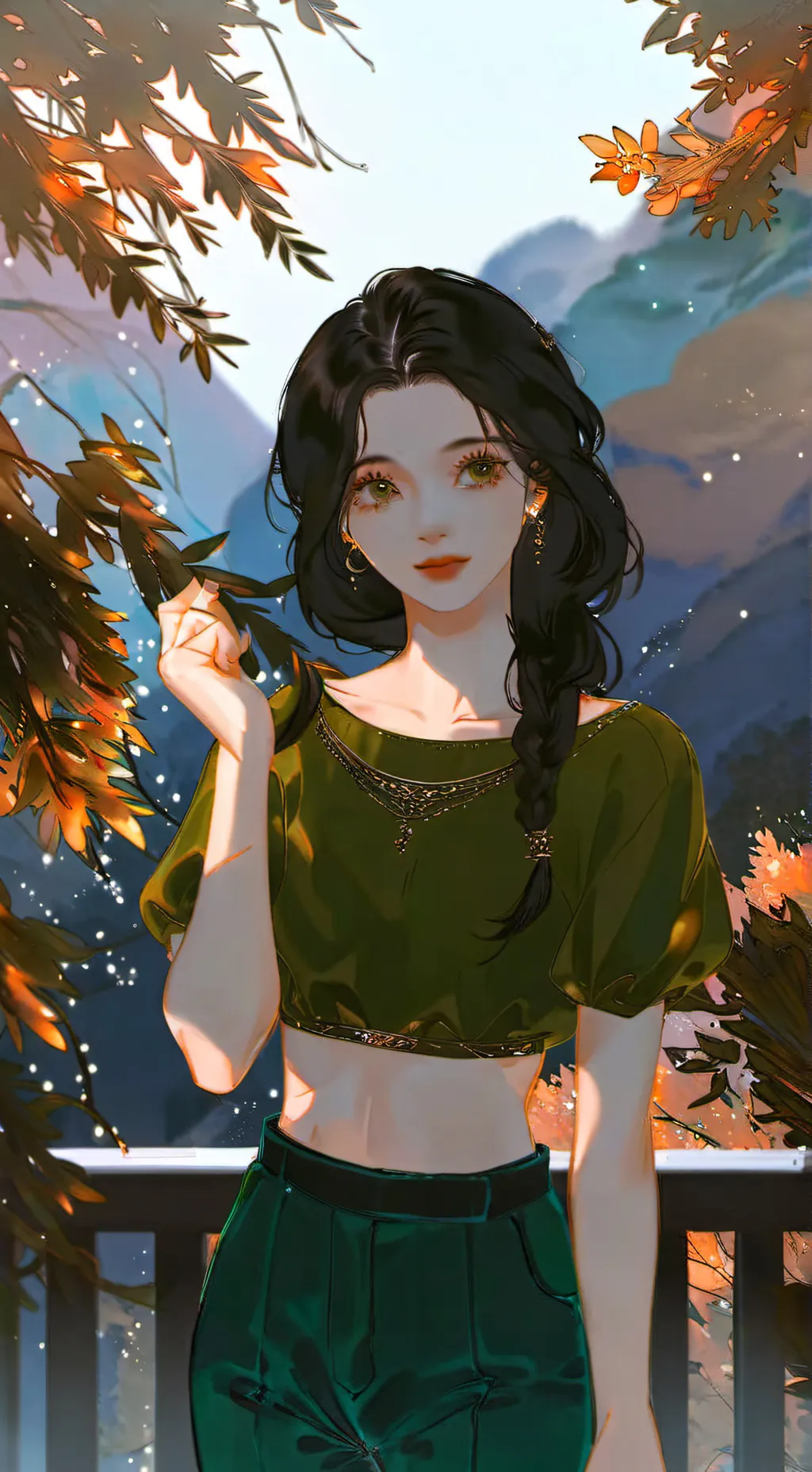 ai character: Lily background