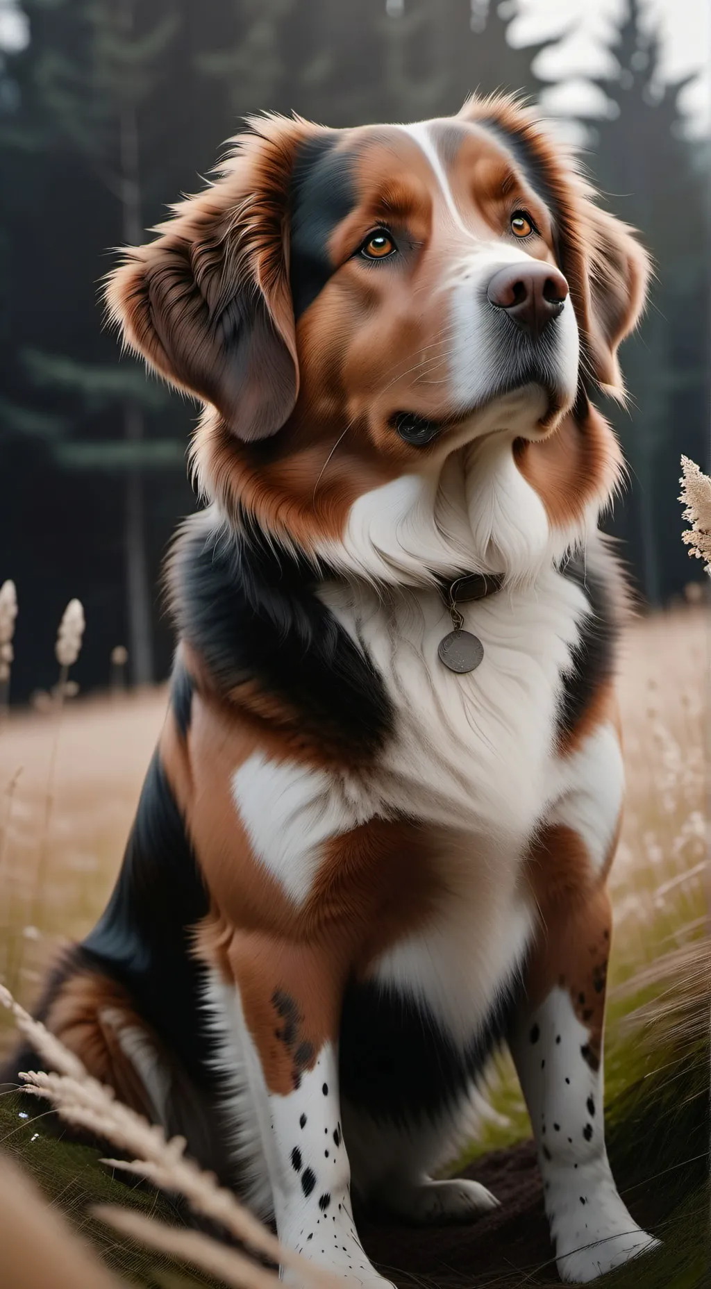 ai character: Cute dog background